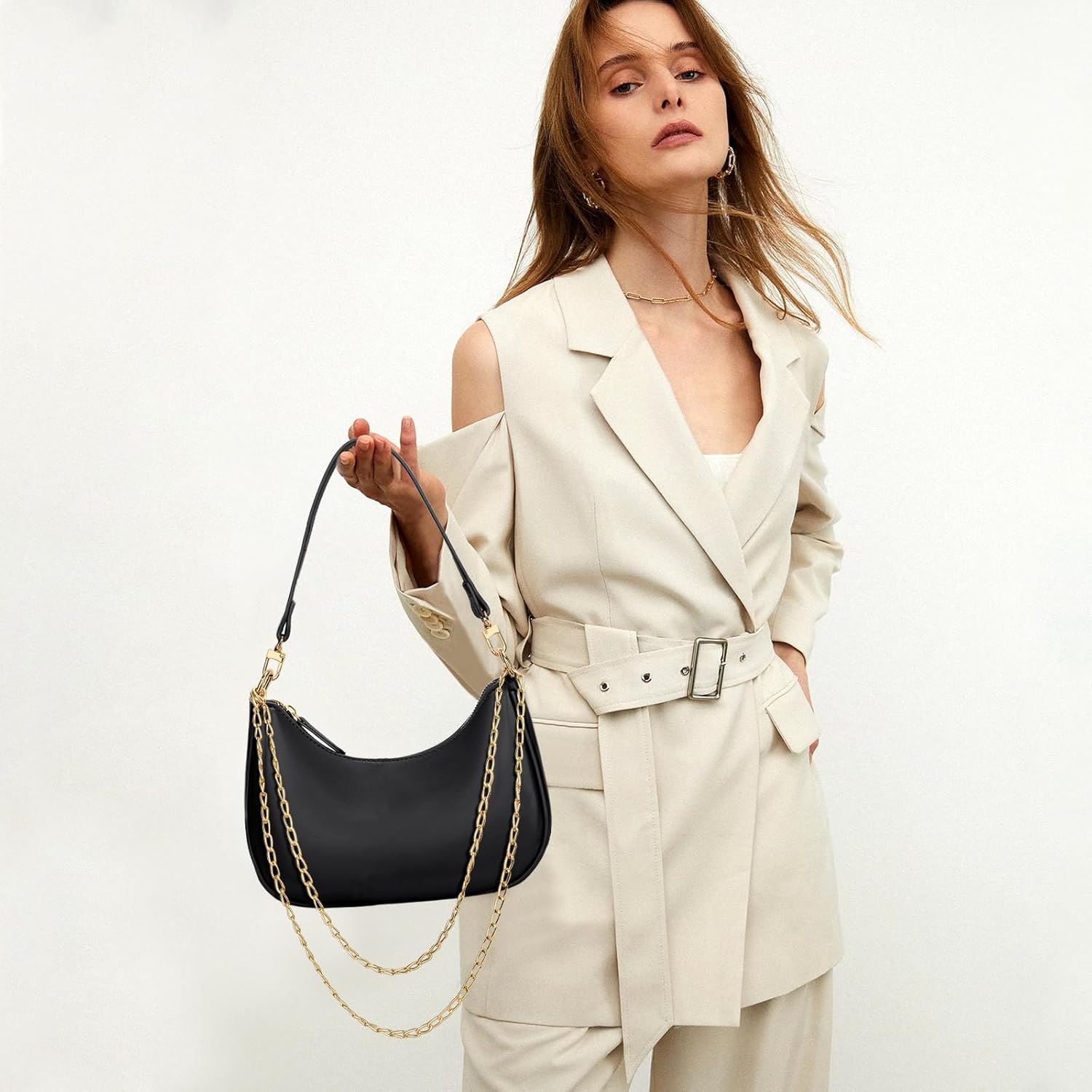 KKXIU axelväska for Women Cute Hobo Purses and - Image 7