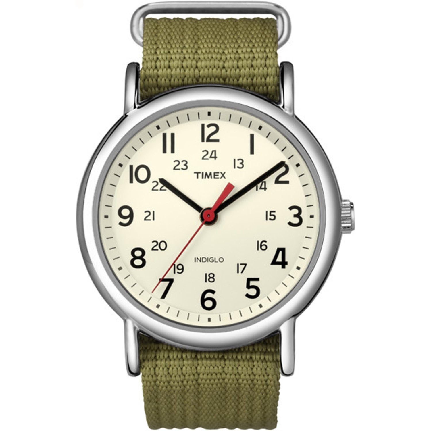 Timex Weekender 38mm Unisex analog klocka | INDIGLO