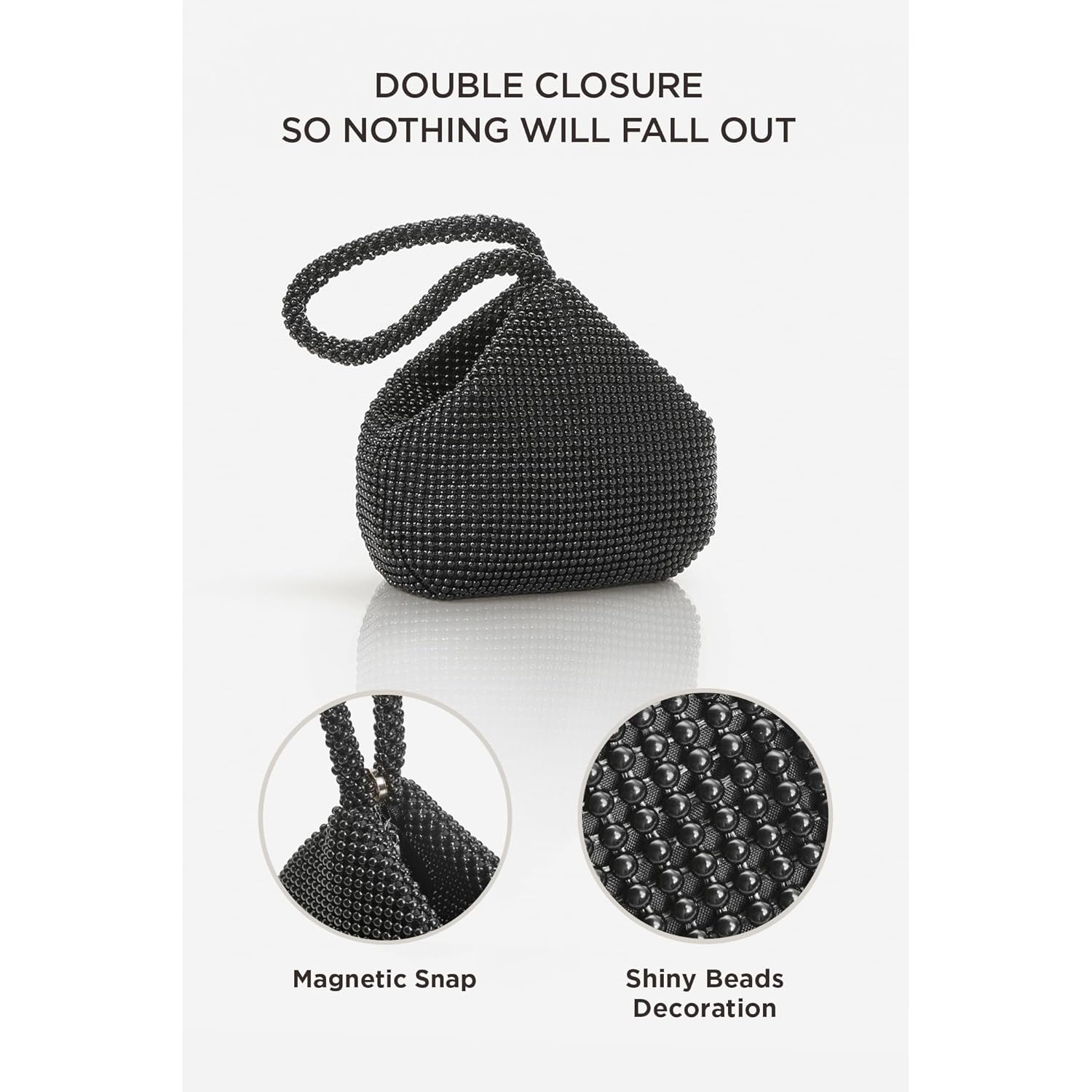 BABEYOND Dam Beaded clutch Evening Bags Vintage Elegant - Image 2