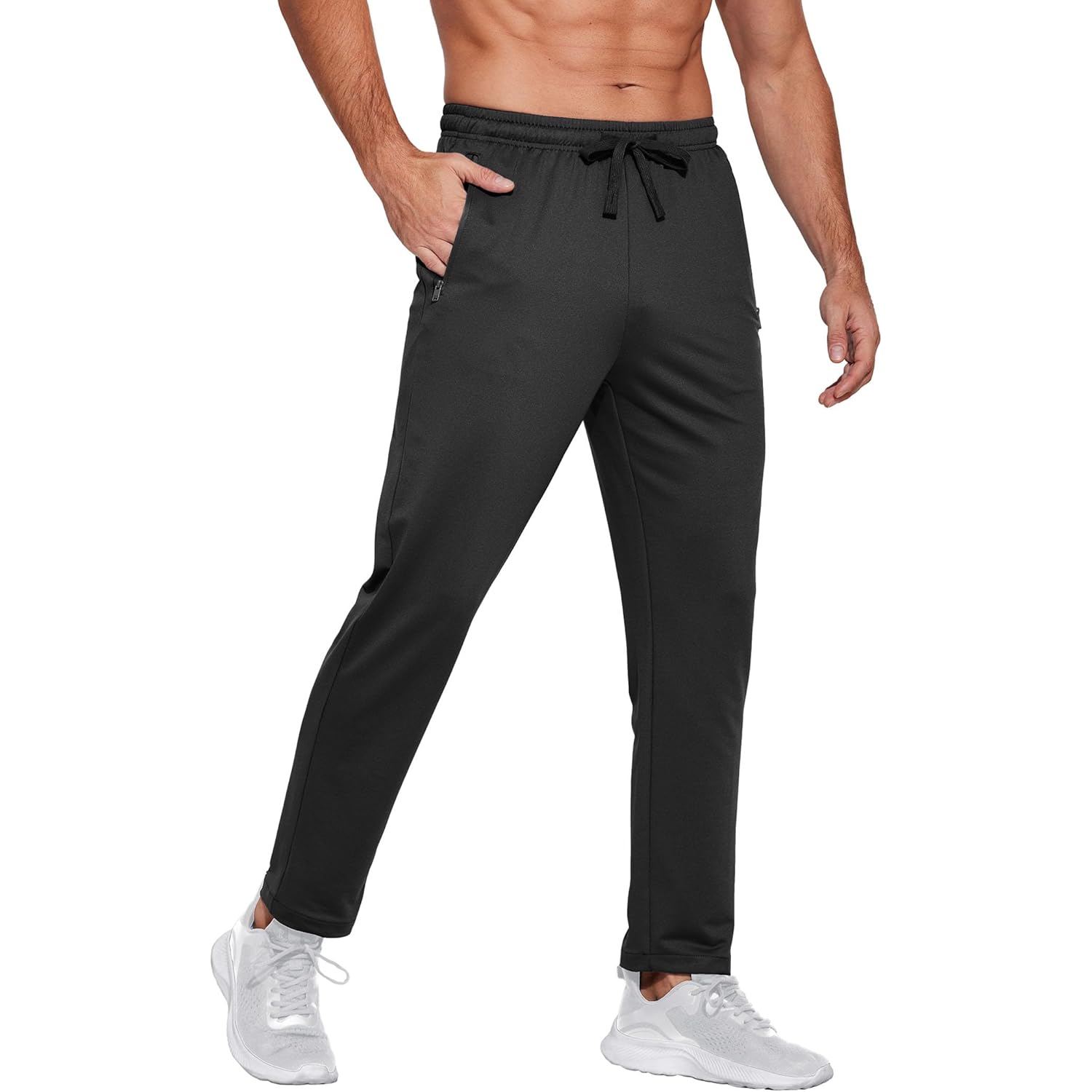 COOFANDY Herr joggers Open Bottom Lightweight Athletic Running