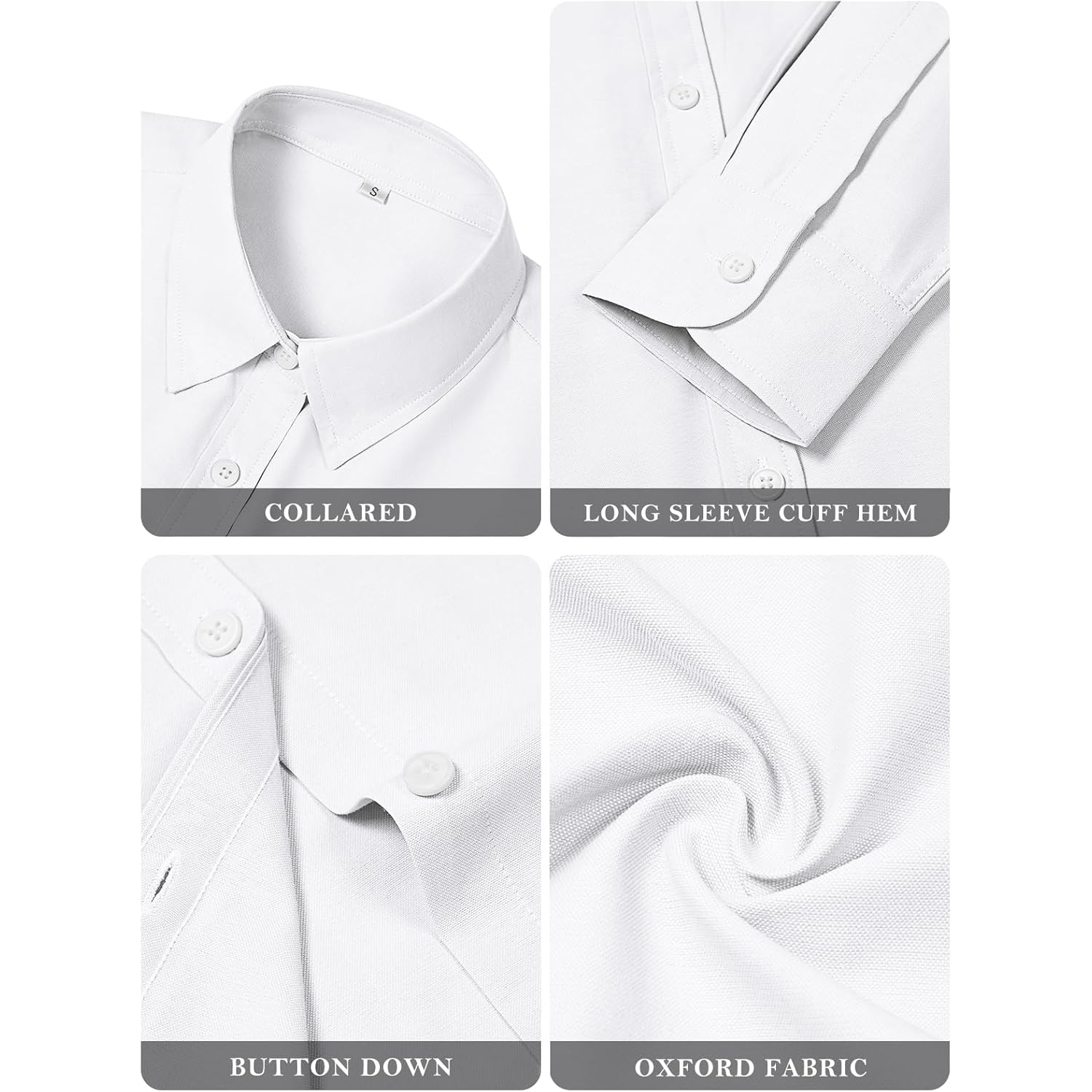 Dam knäppning skjorta bomull Dress skjorta Oxford skjorta - Image 2