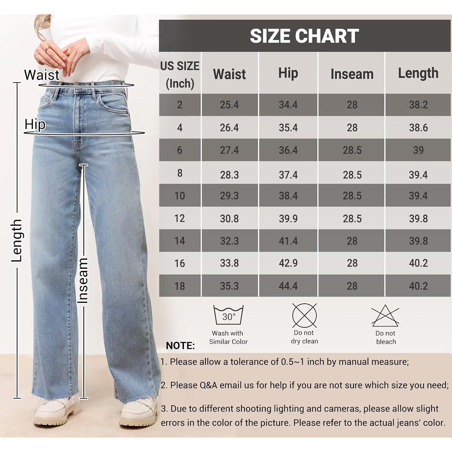 KDF straight Leg jeans for Women High Waisted - Image 5