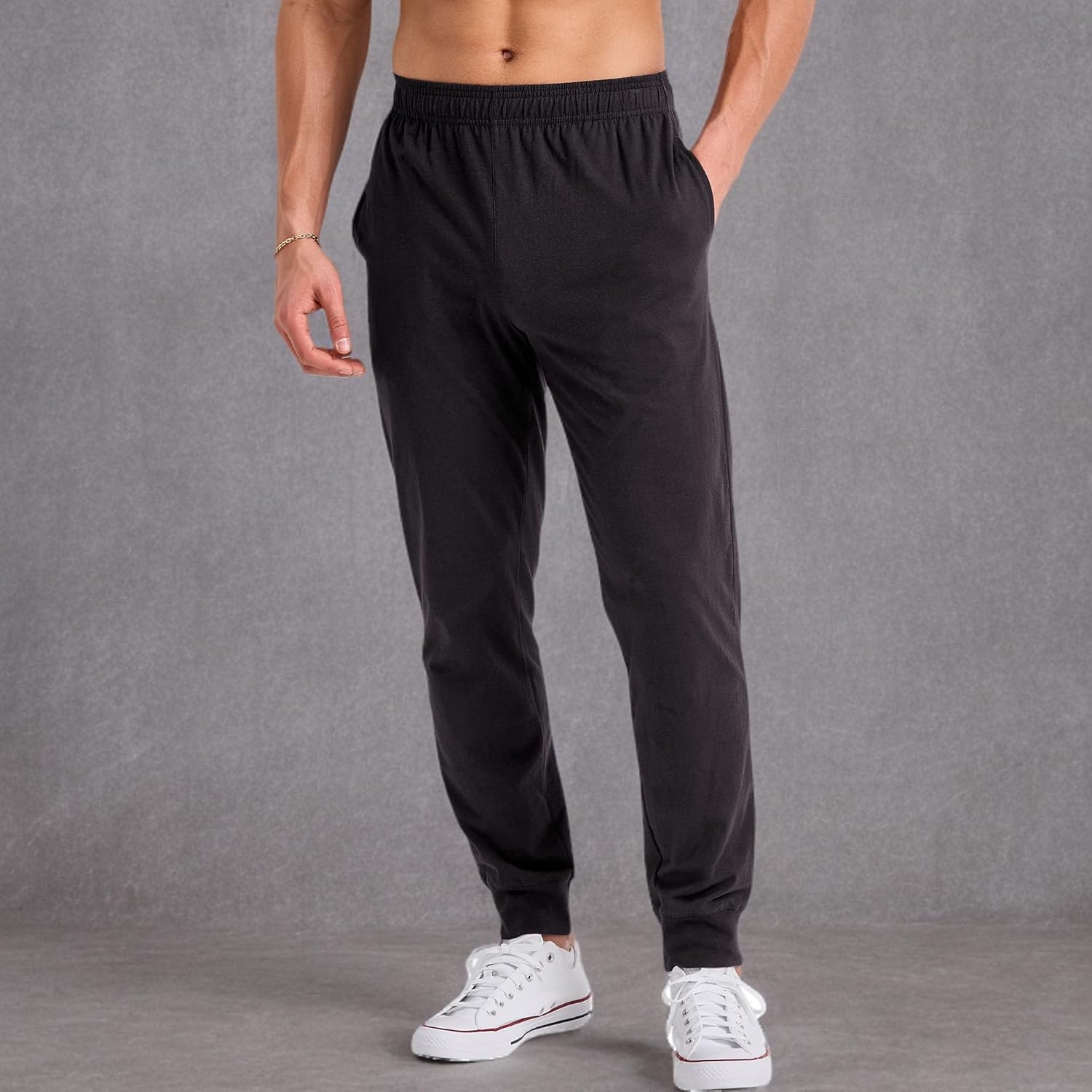 Hanes Originals bomull joggers, Jersey joggers for Men - Image 6