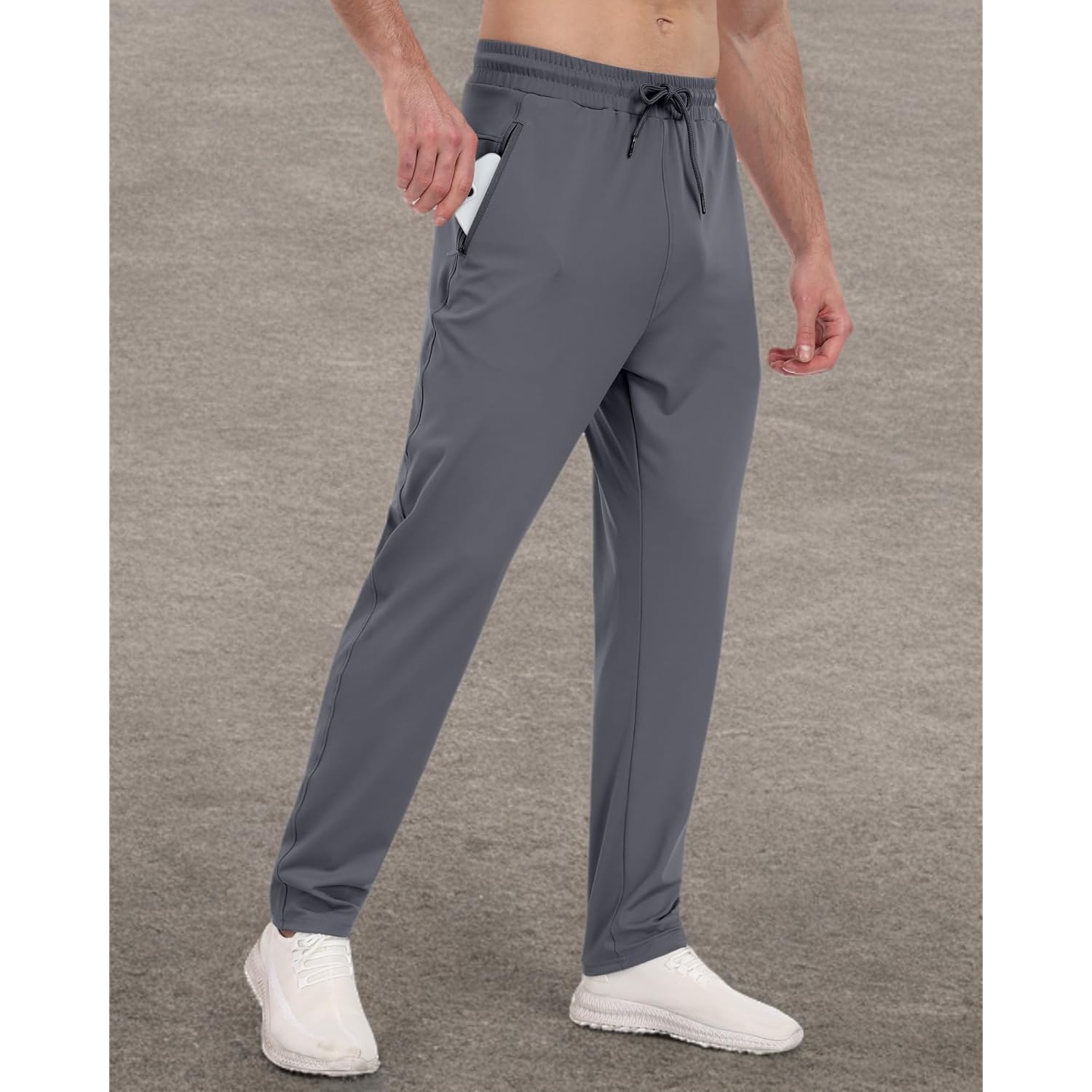 3 Pack Herr Athletic joggers with Zipper Pockets,Workout - Image 6