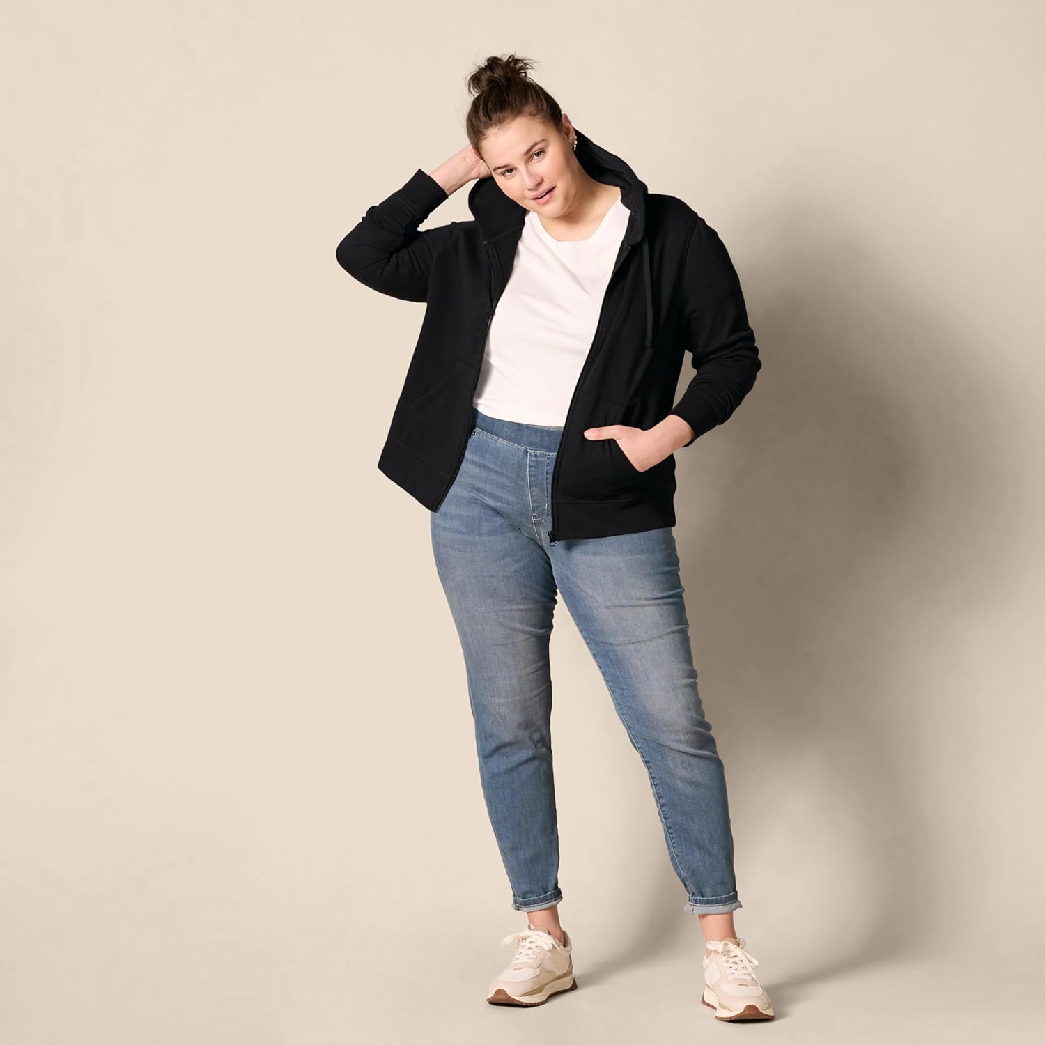 Amazon Essentials Dam fleece Full-dragkedja hoodie (Available in - Image 7