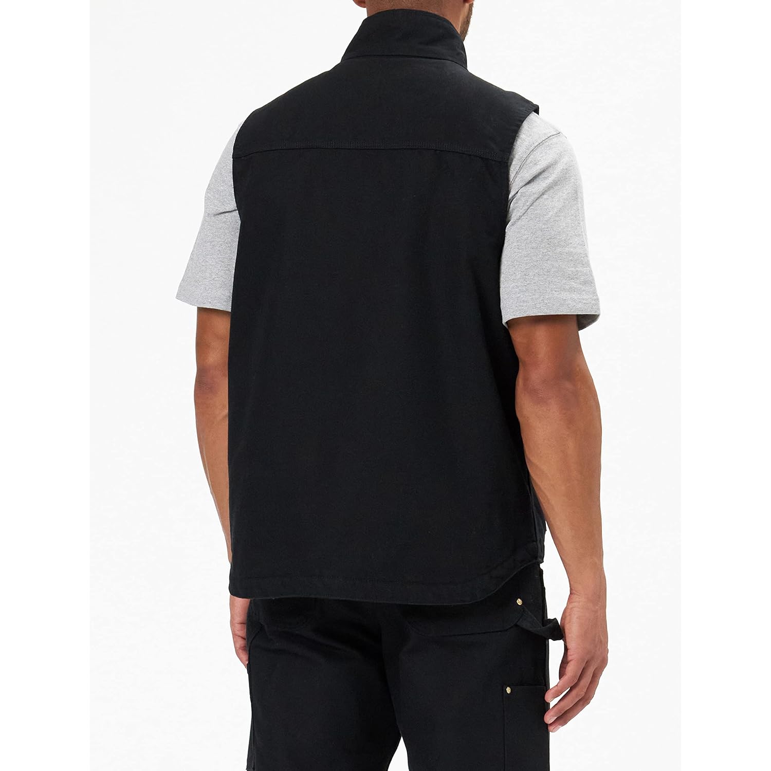 Carhartt Herr 104277 Washed Duck Mock Neck Vest - Image 3