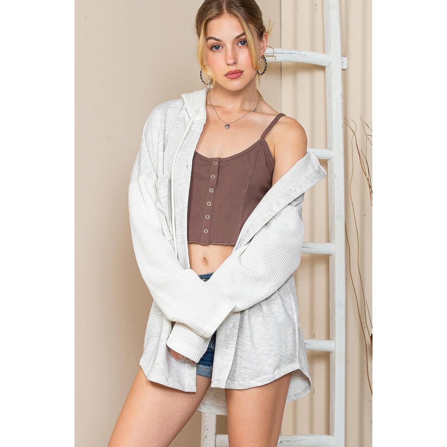 SHEWIN oversized sweatshirt for Dam Loose passform Casual - Image 5