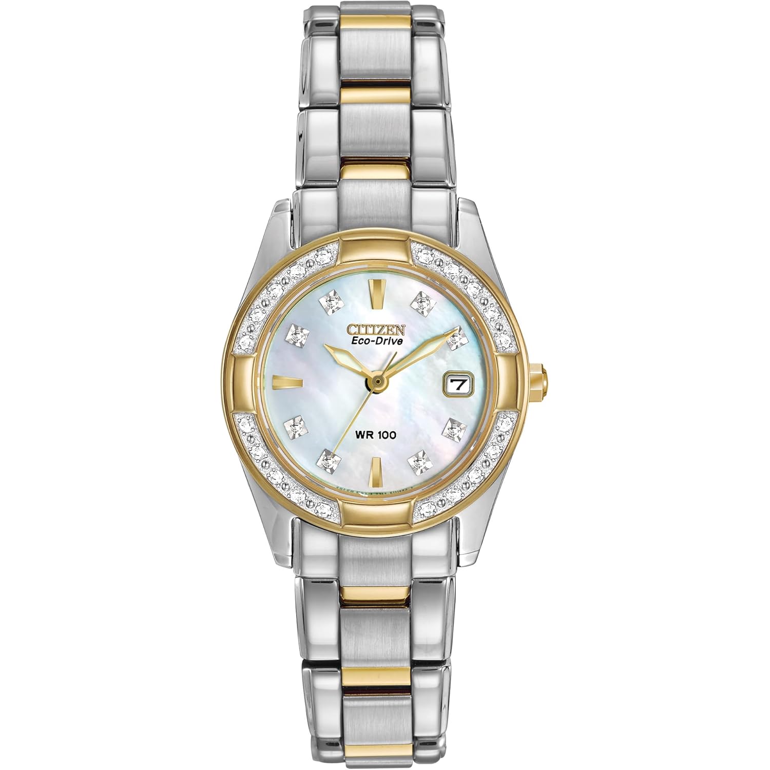 Citizen Dam Eco-Drive Dress Classic Diamond klocka in