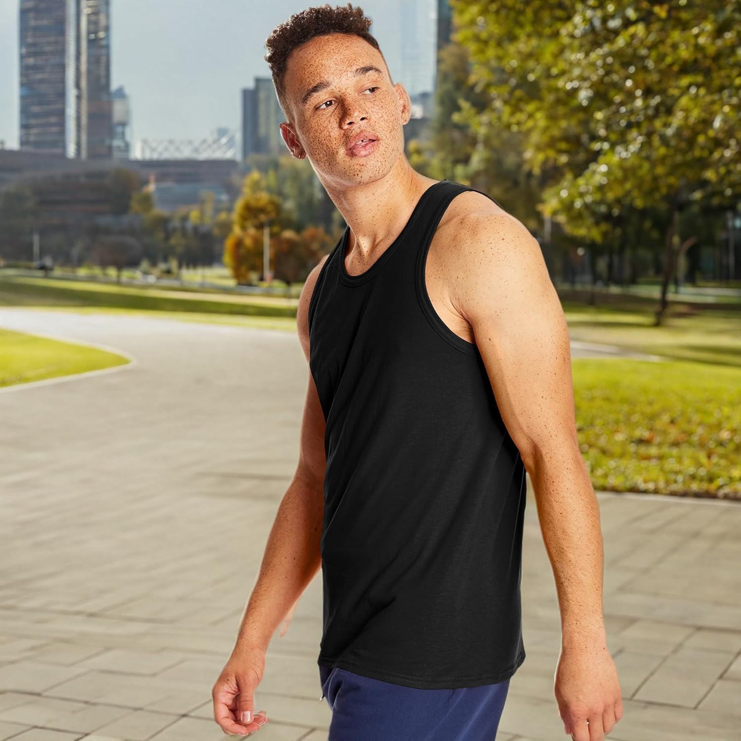 Hanes Men’s Performance linne, X-Temp Moisture-Wicking linne, Solid - Image 8