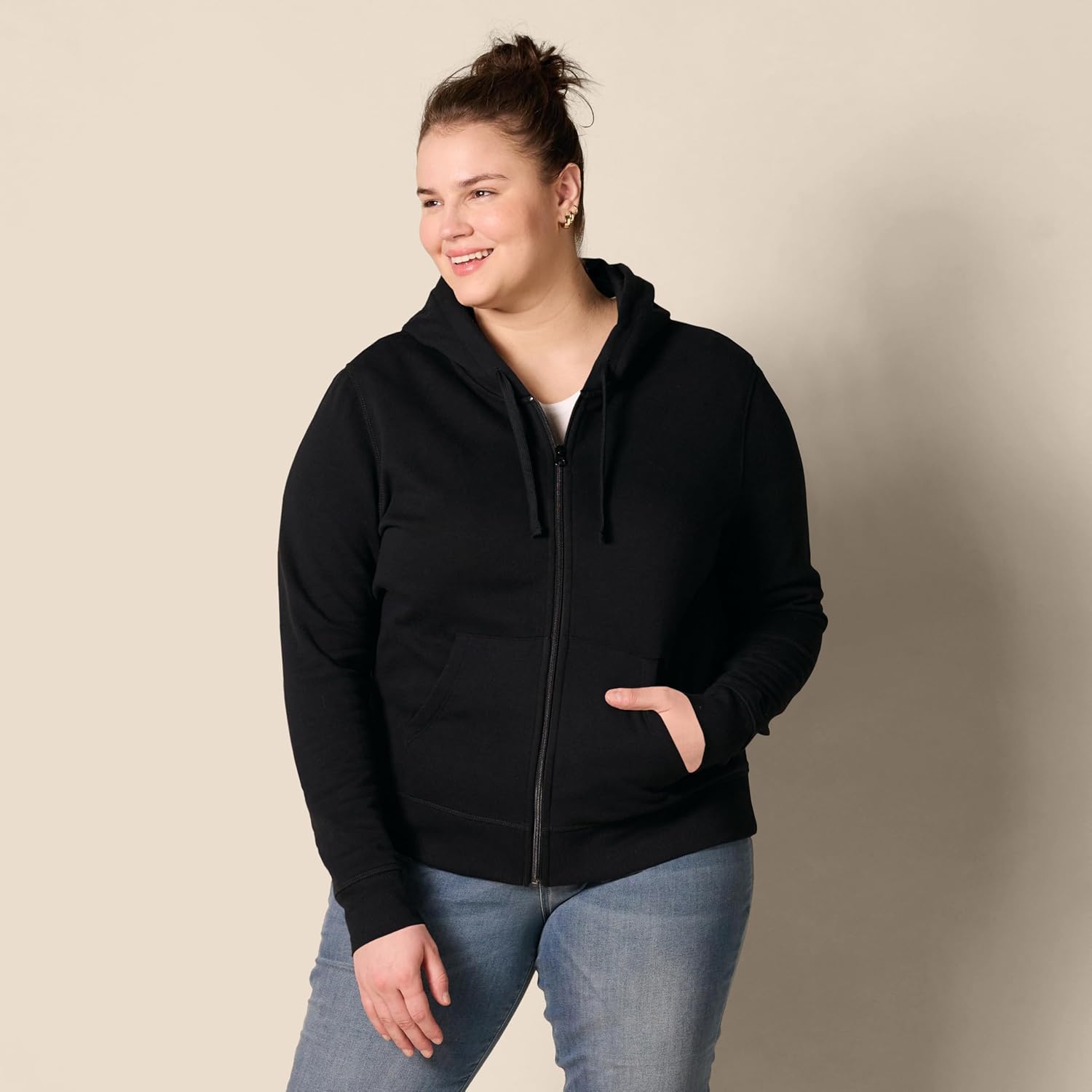 Amazon Essentials Dam fleece Full-dragkedja hoodie (Available in - Image 6