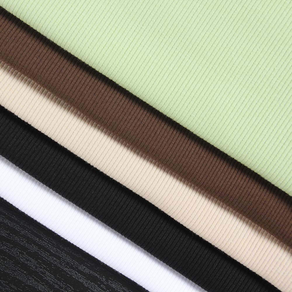 Artfish Dam Scoop Neck ärmlös Knit ribb Fitted - Image 5