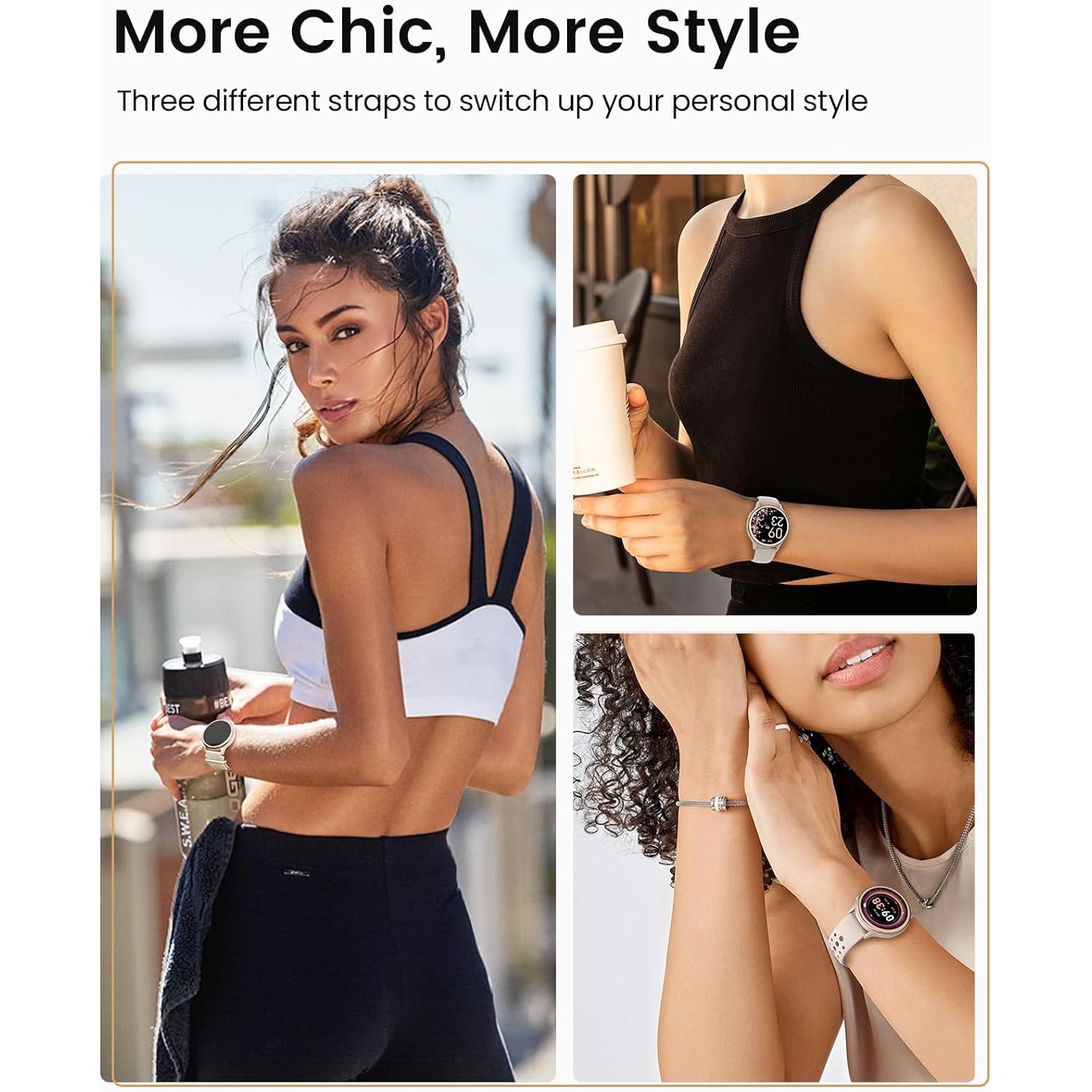 Smart klocka for Women(Answer/Make Calls), 1.27'' AMOLED Screen - Image 8