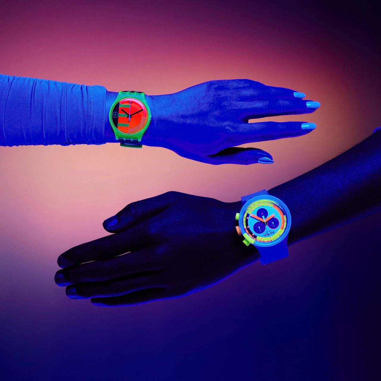 Swatch Big Bold Chrono Unisex klocka Casual Plastic - Image 5