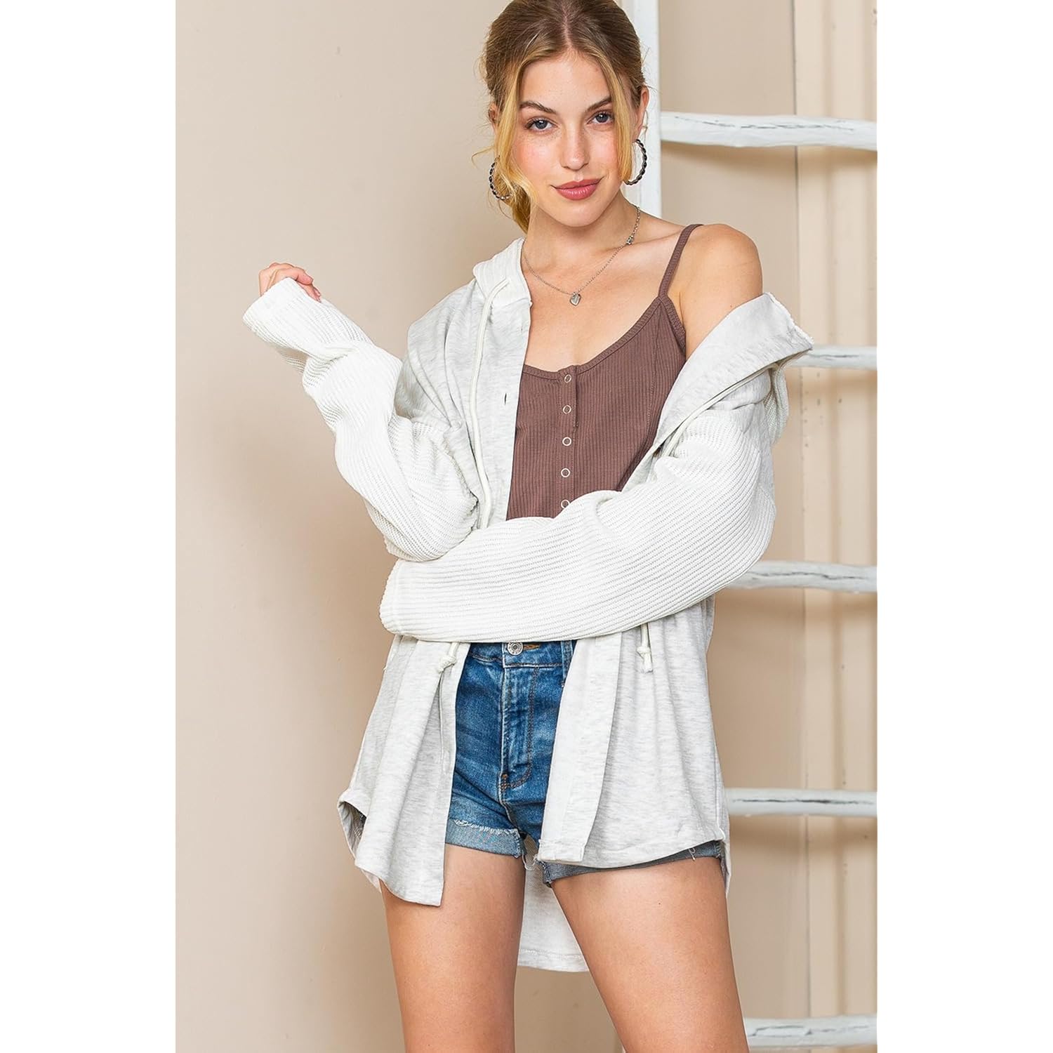 SHEWIN oversized sweatshirt for Dam Loose passform Casual - Image 4