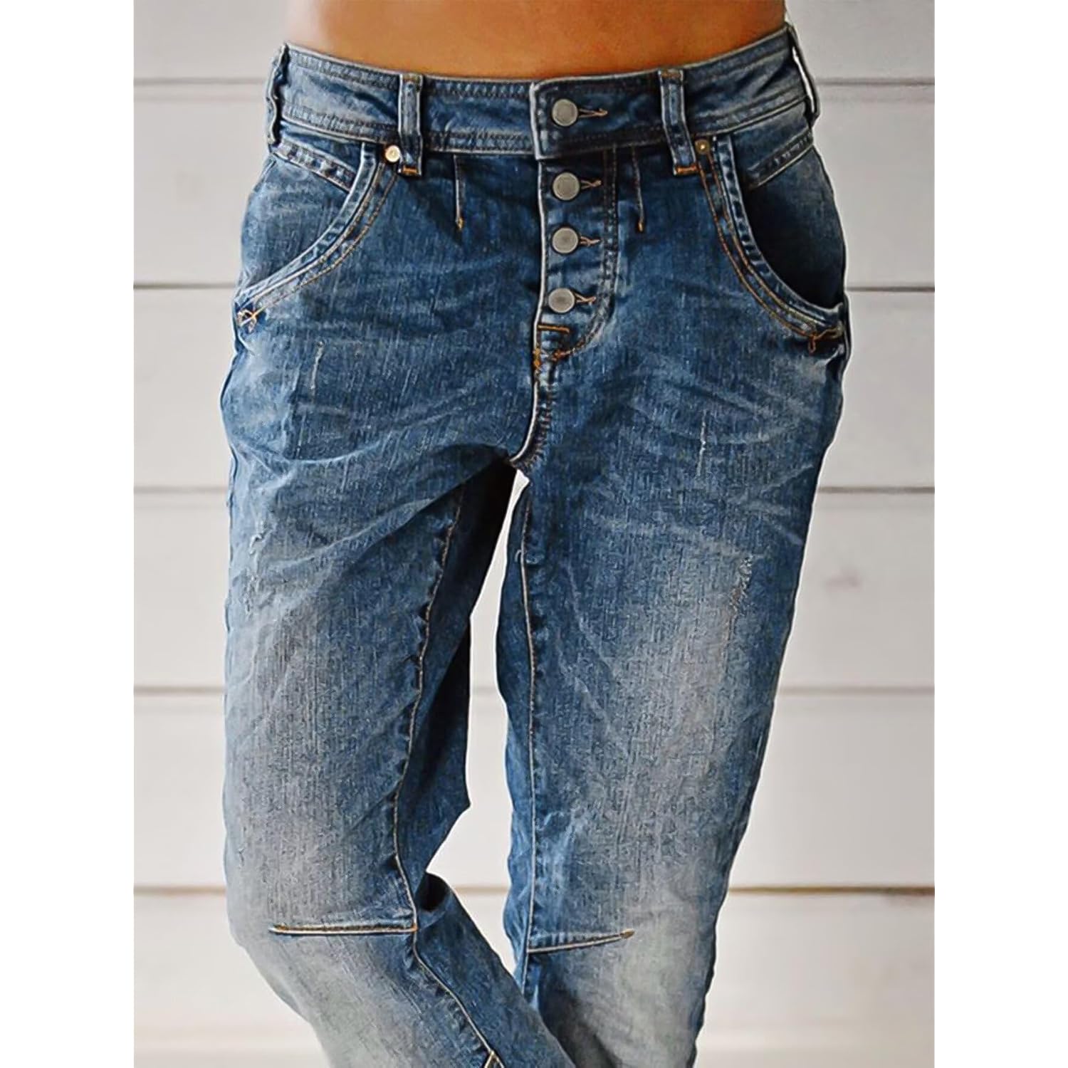 Flamingals Dam Stretchy straight Leg Casual low rise - Image 2