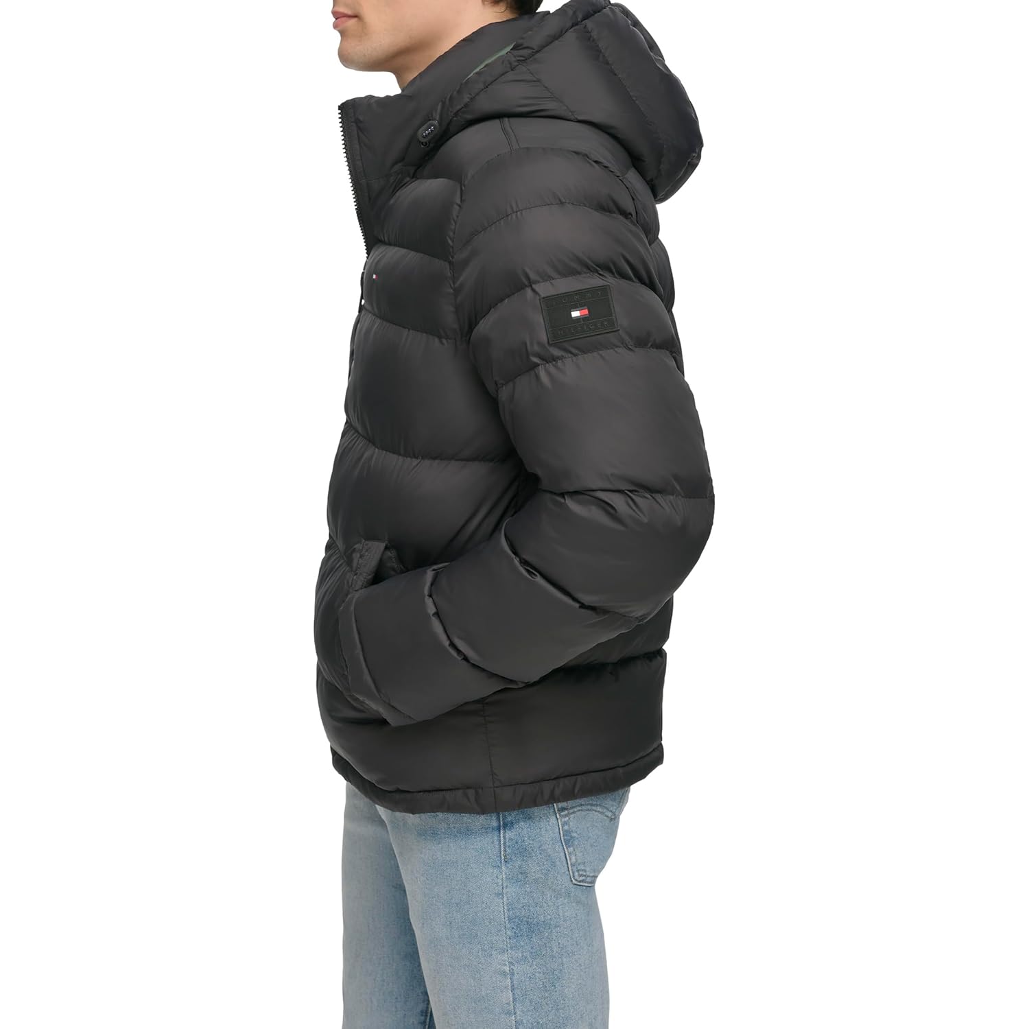 Tommy Hilfiger Herr Down Alternative Hooded puffer jacka - Image 3