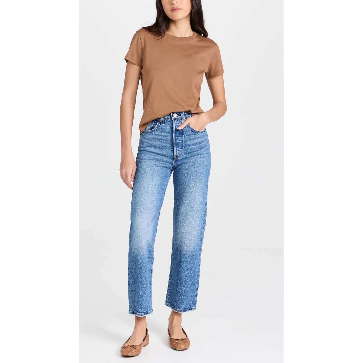 Levi's Dam Premium Ribcage straight ankle jeans - Image 5