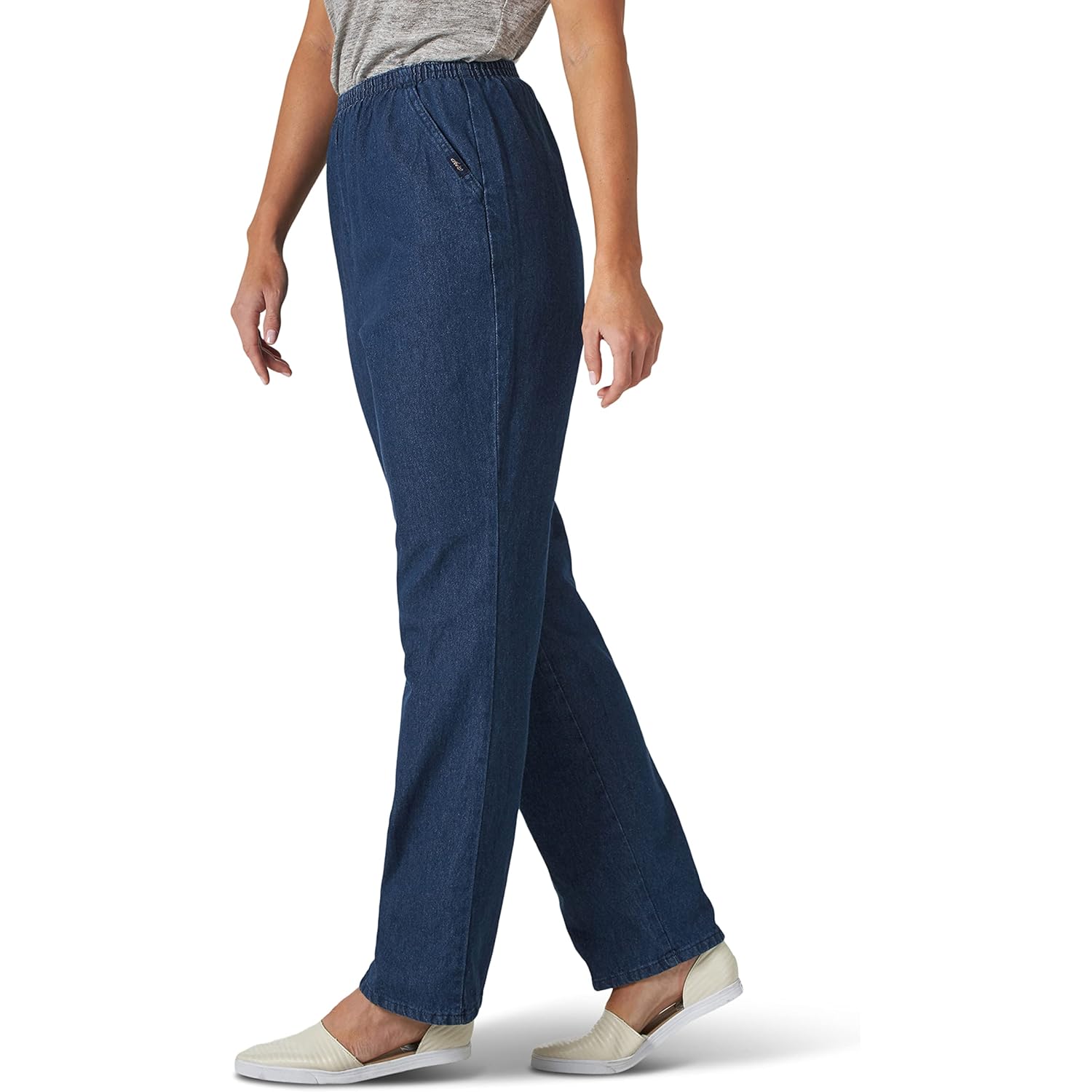 Chic Classic Collection Dam Cotton Pull-on Pant with - Image 3