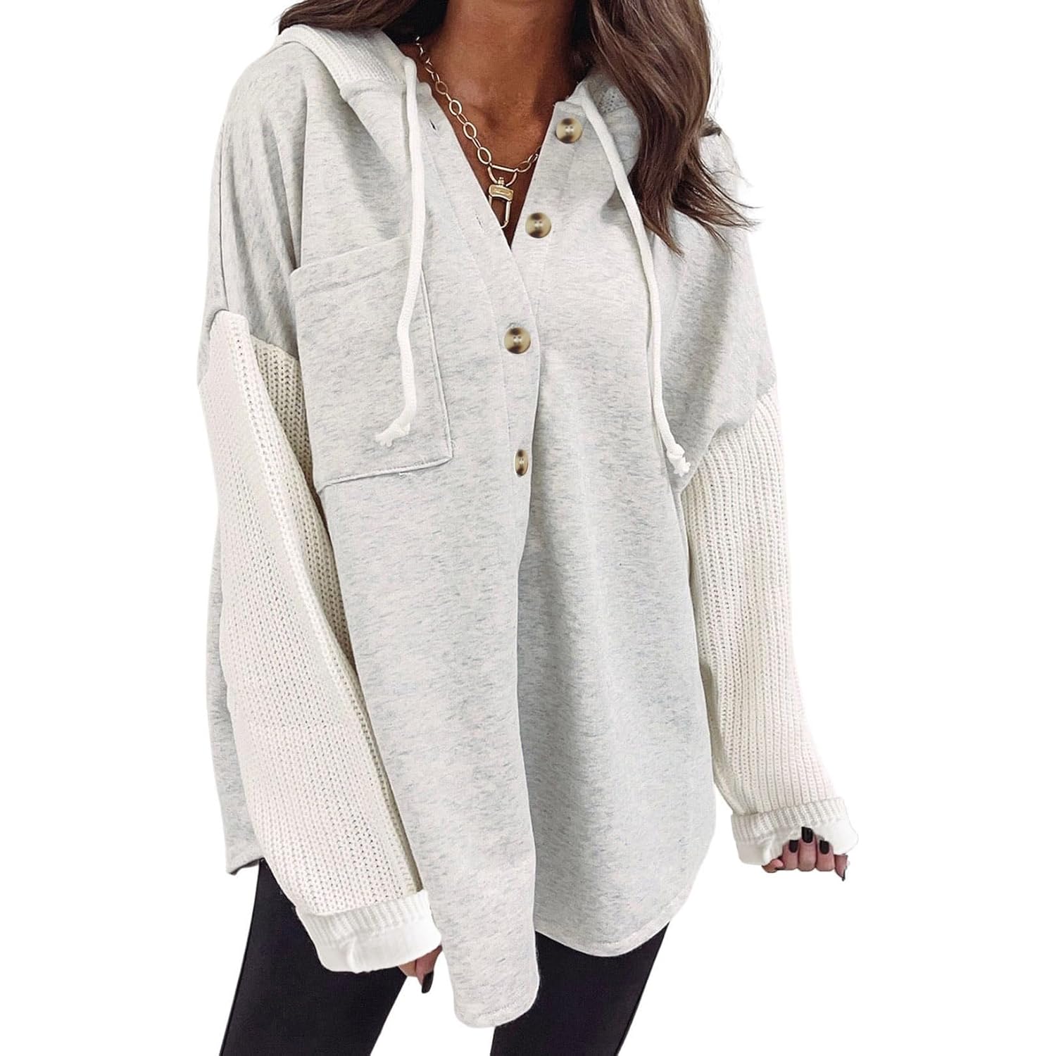 SHEWIN oversized sweatshirt for Dam Loose passform Casual