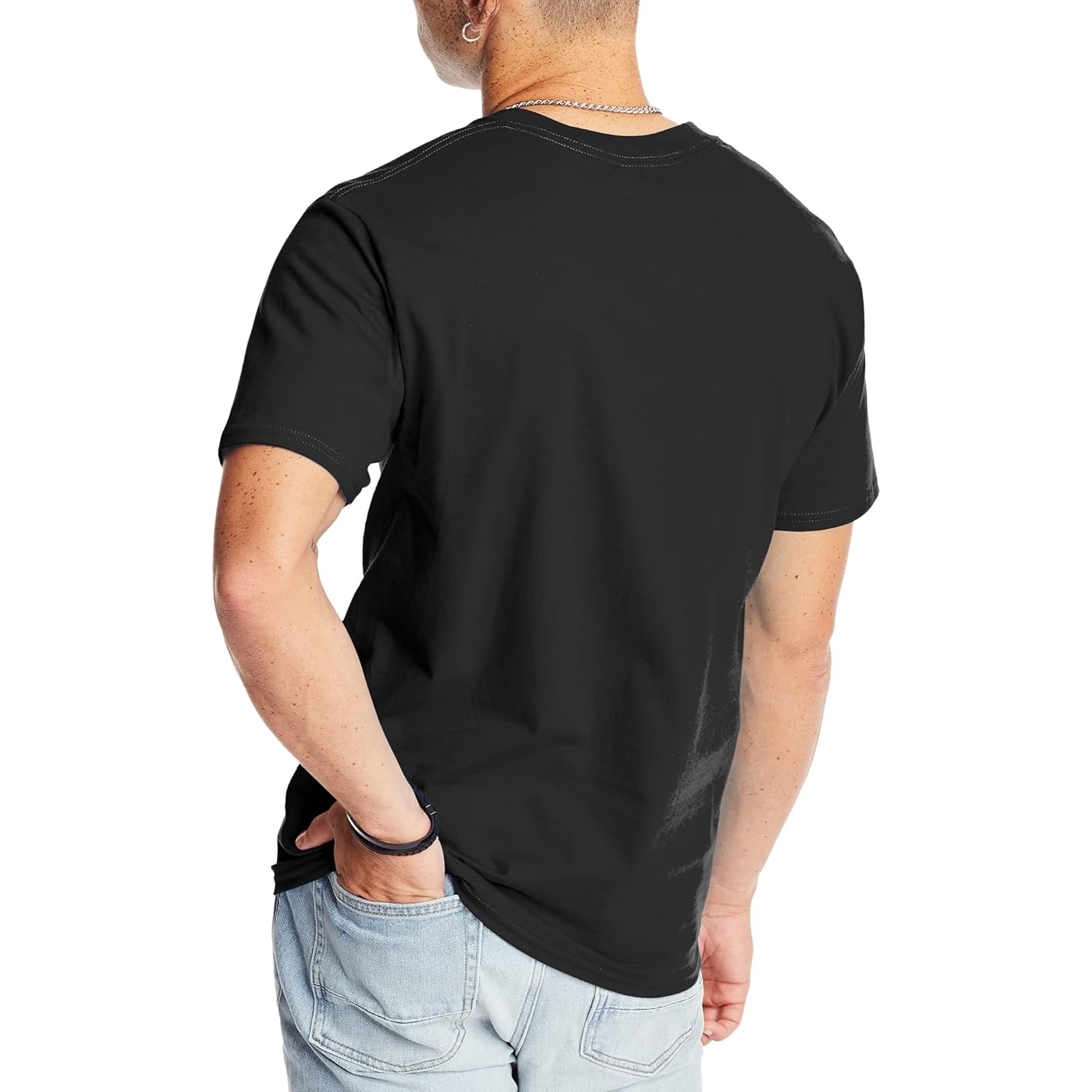 Hanes Herr Beefy-t t‑shirt, Heavyweight bomull t‑shirt, 1 - Image 2