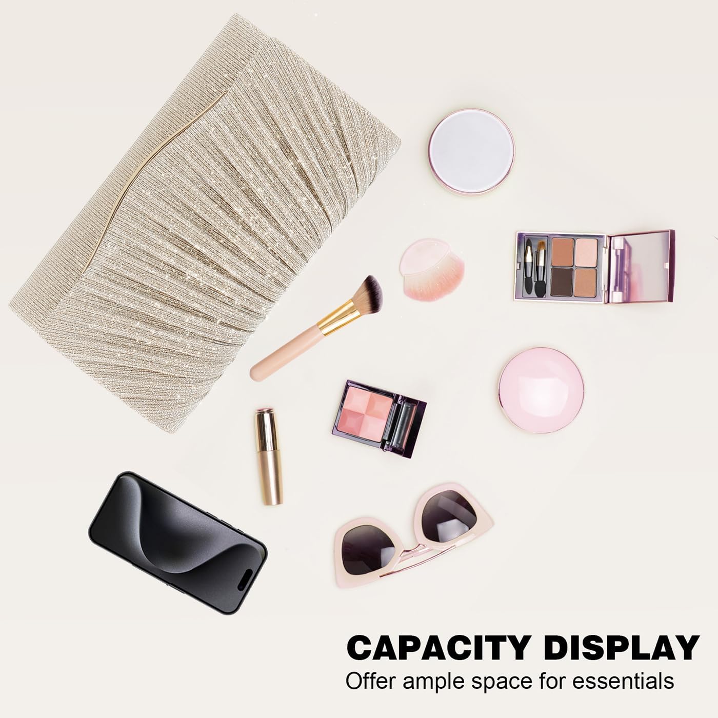 Clutch Purses for Women Formal Dressy Evening Bag - Image 6