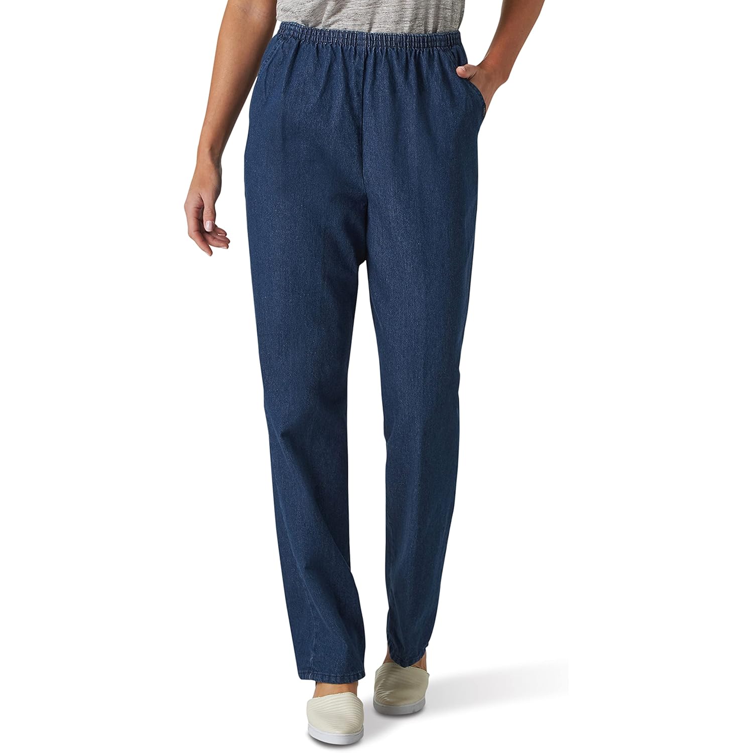 Chic Classic Collection Dam Cotton Pull-on Pant with