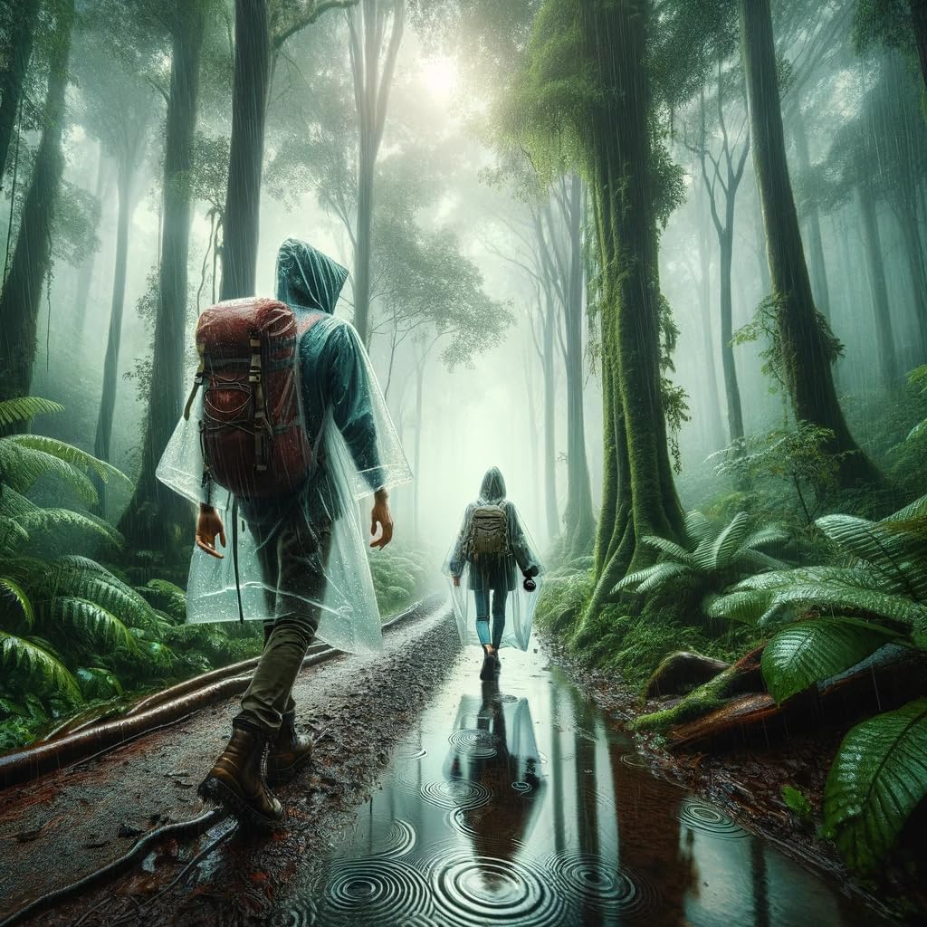 Hagon PRO Disposable Rain Ponchos for Adults (5 - Image 4