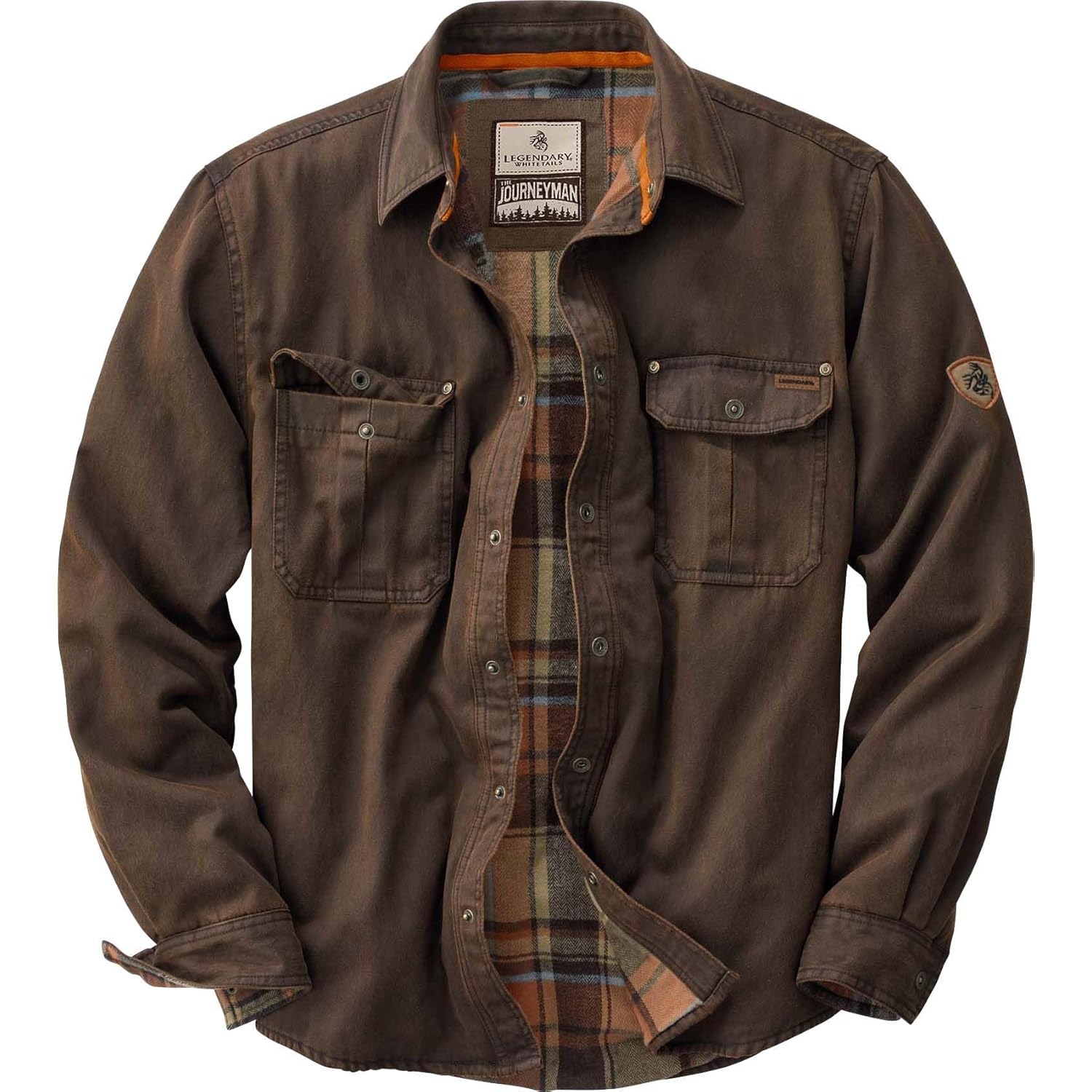 Legendary Whitetails Herr Flannel Lined Shirt jacka Waxed