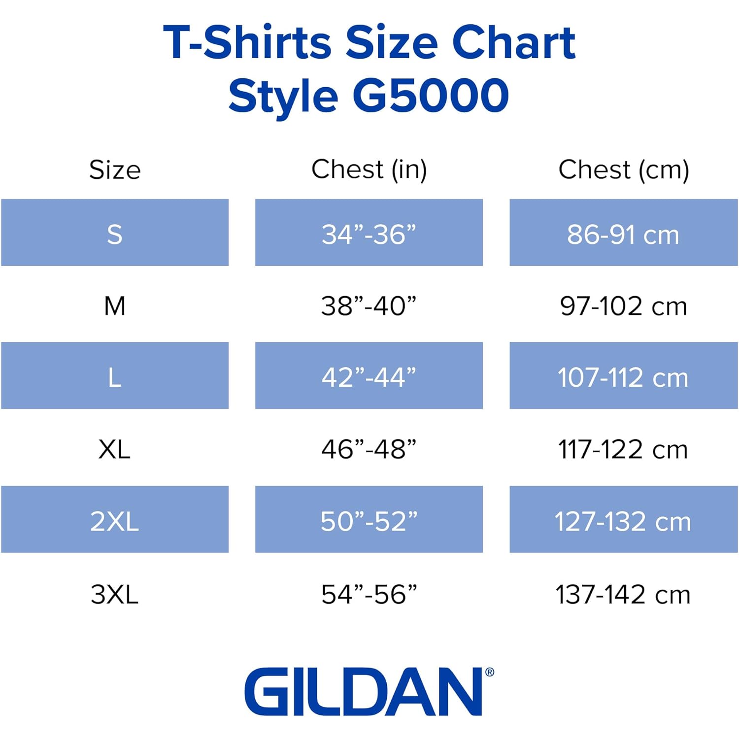 Gildan Adult Heavy bomull t‑shirt, Style G5000, Multipack - Image 5