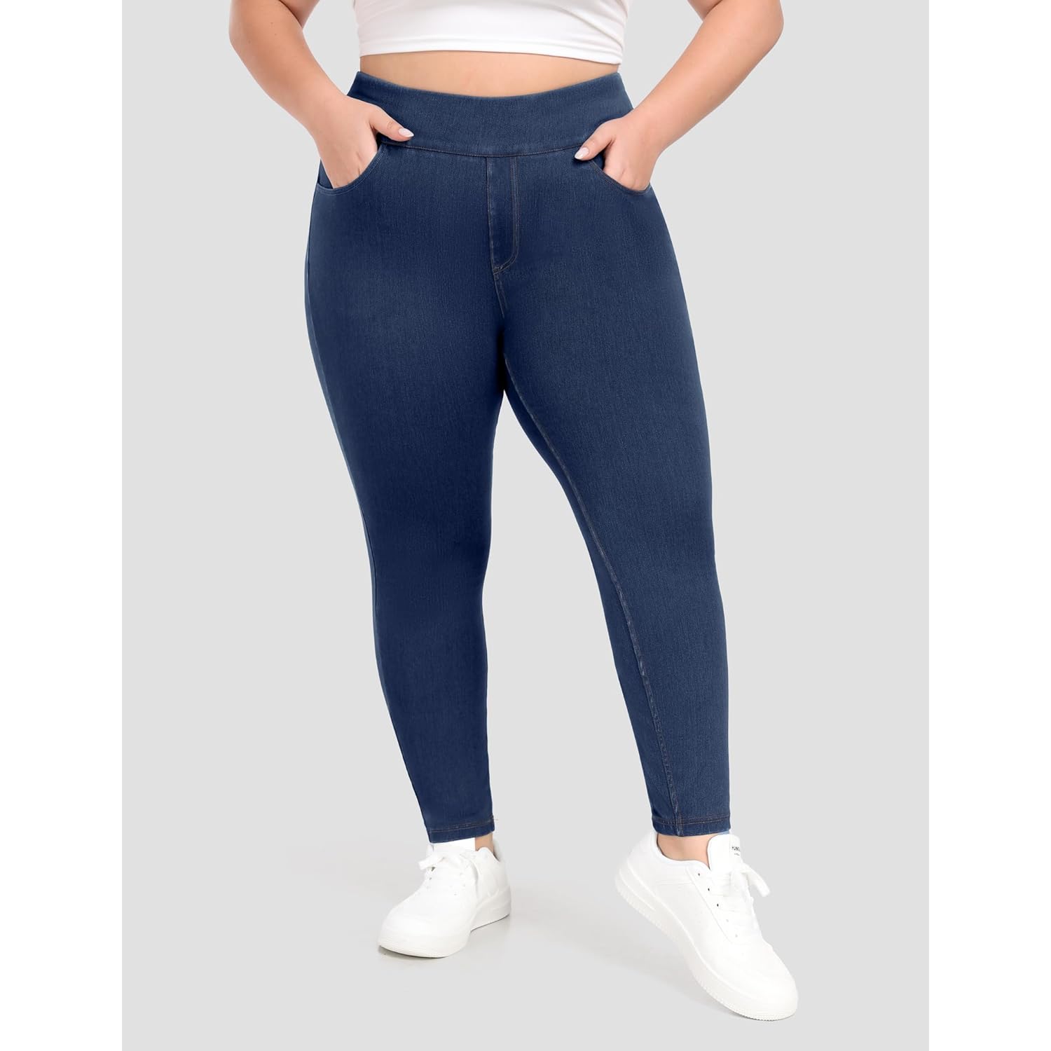 IUGA Plus Size jeans Stretchy jeans High Waisted - Image 2