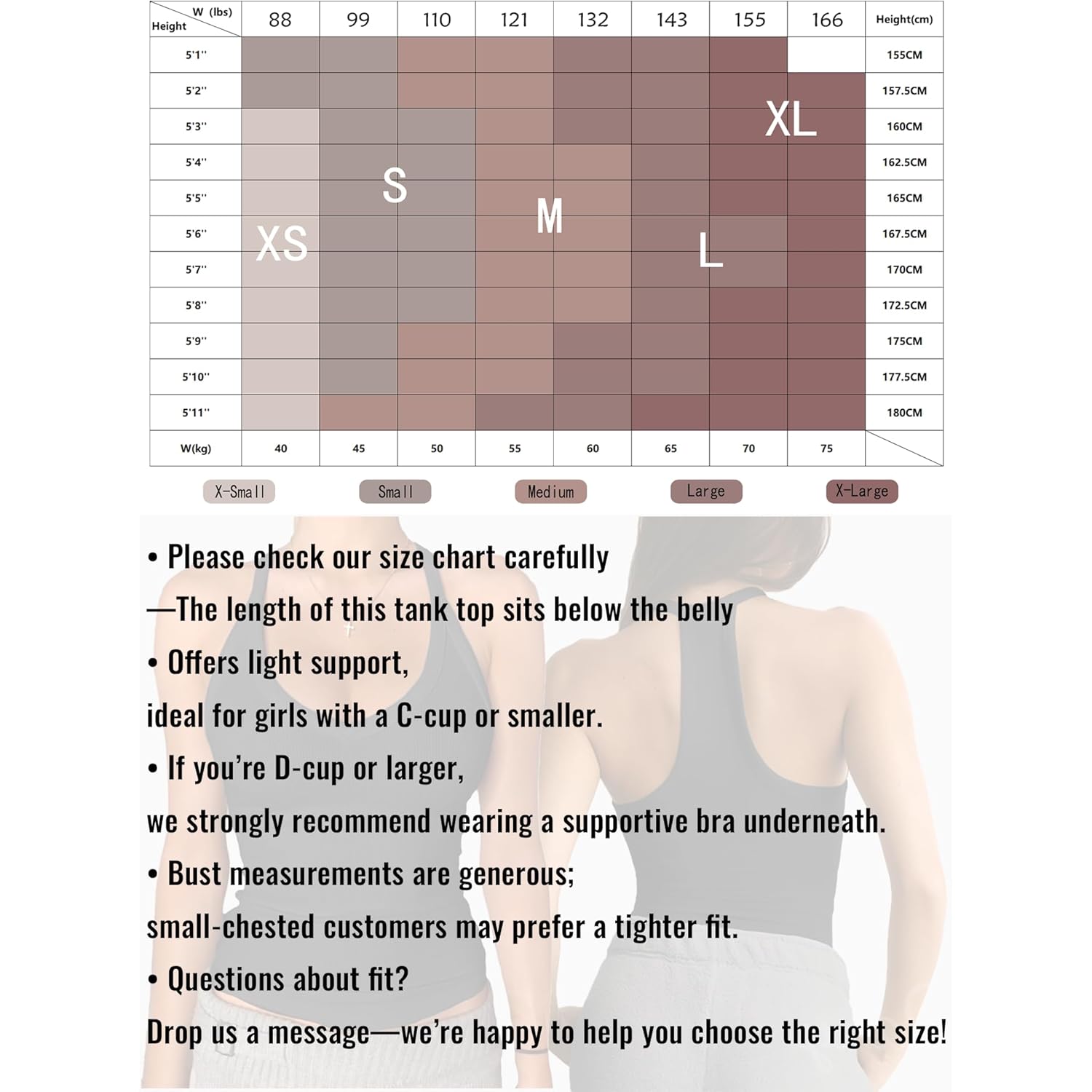 Danysu v‑ringning Racer Back linne topp for Dam - Image 6