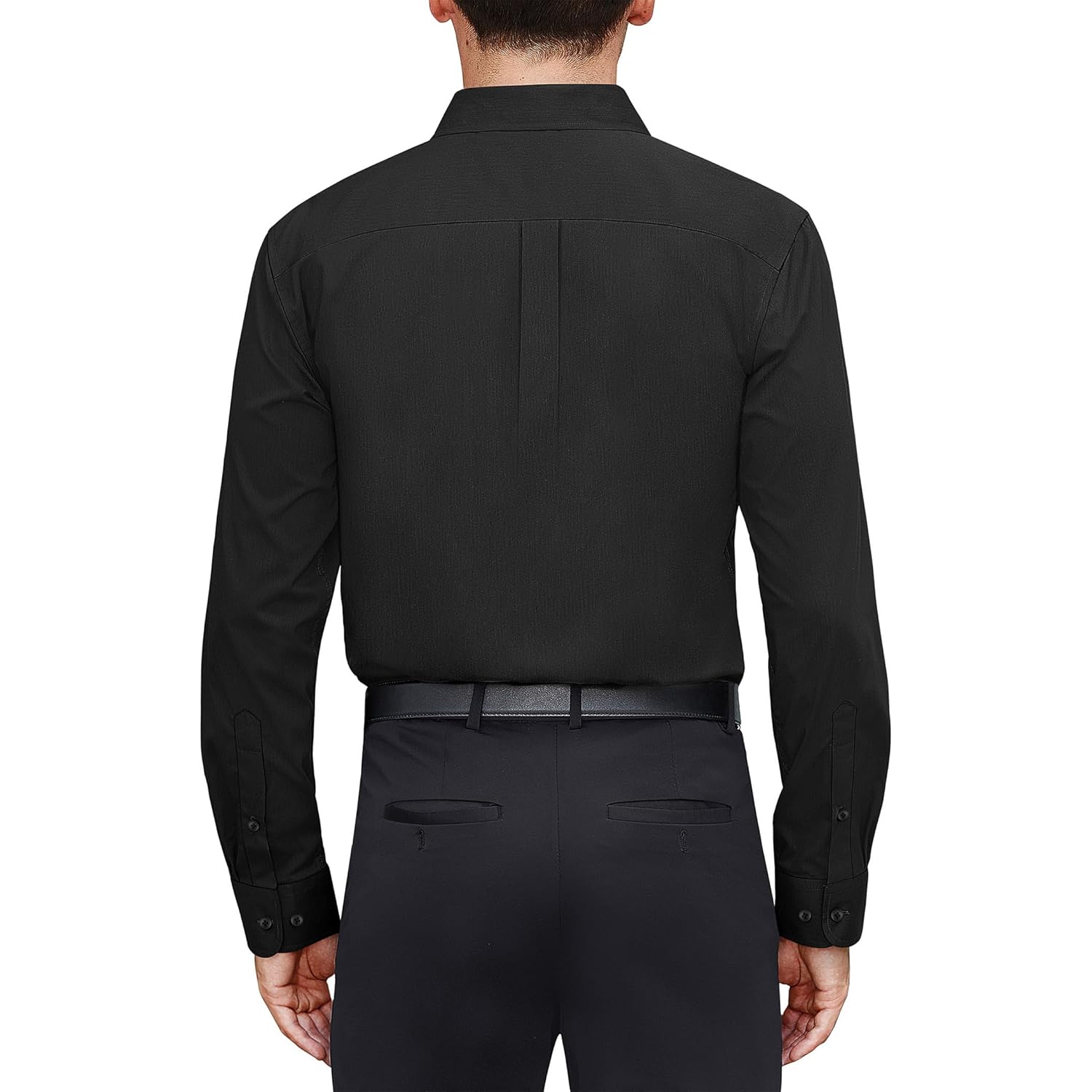 J.VER Herr Dress skjorta Stretch Stain Shield långärmad - Image 3