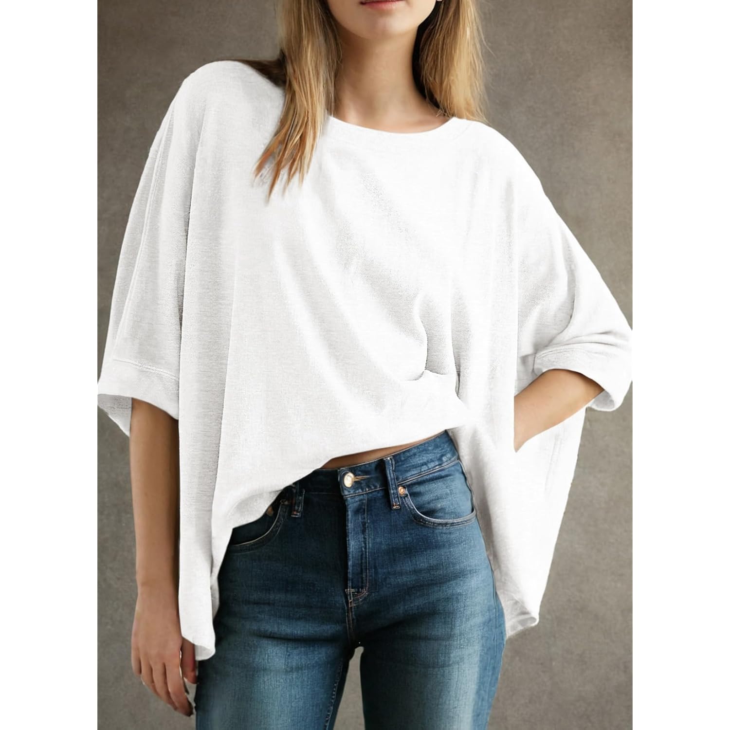 Dokotoo Summer skjorta 2025 Dam Solid T skjorta - Image 2