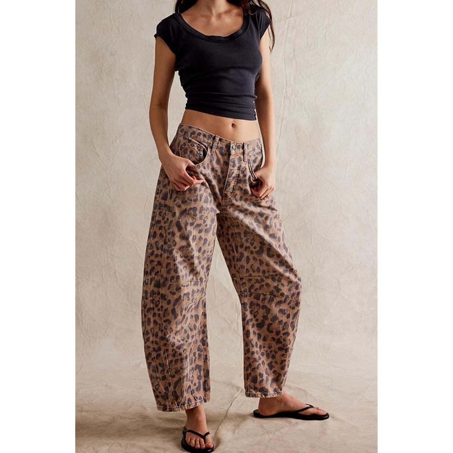 Dam Stretchy mid rise Barrel jeans Vintage Loose - Image 3