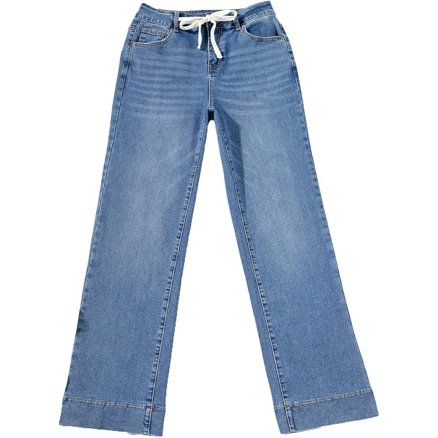 Sidefeel Dam wide leg jeans High Waisted Stretchy - Image 7