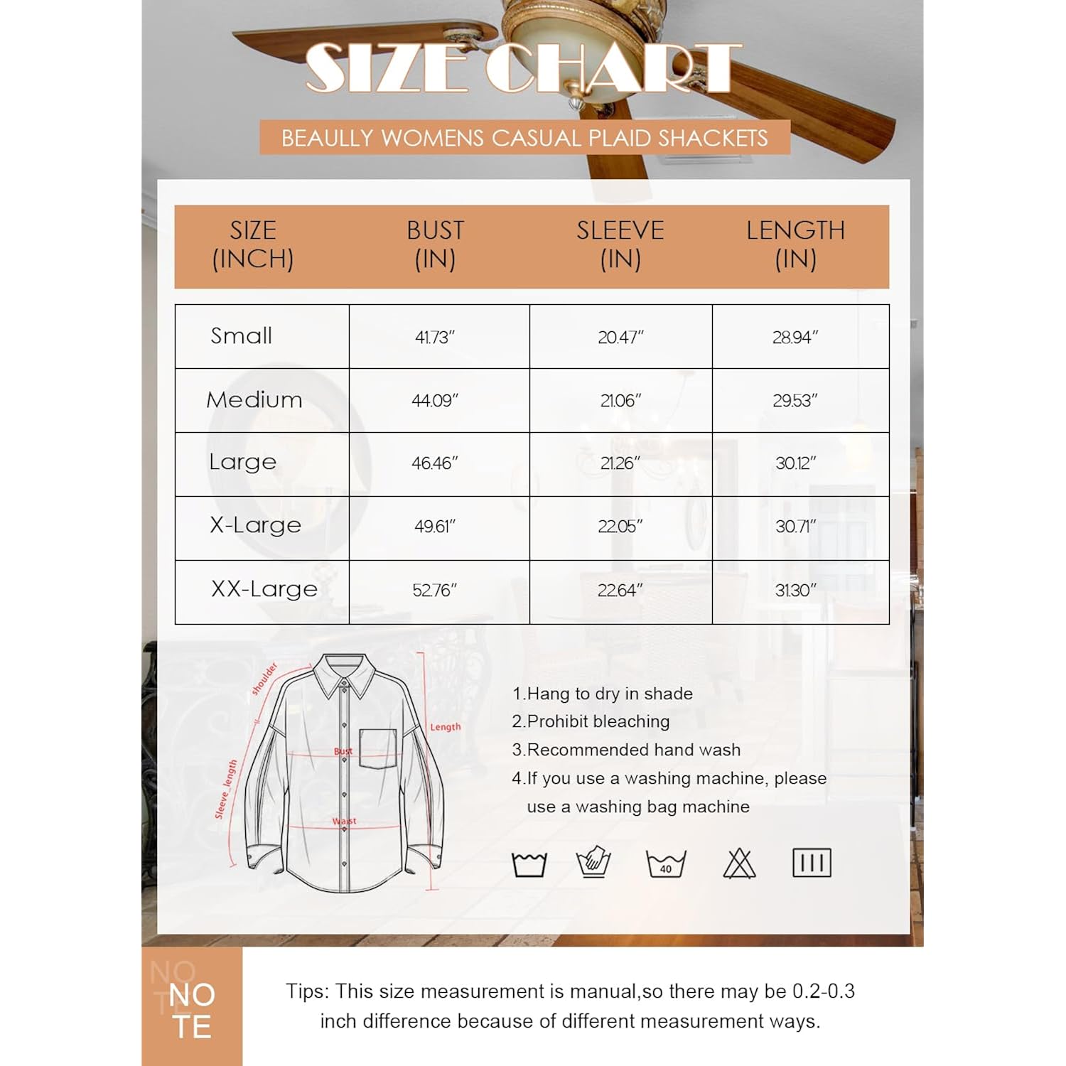 Beaully Dam Flannel Plaid Shacket 2025 Fall Outfits - Image 5