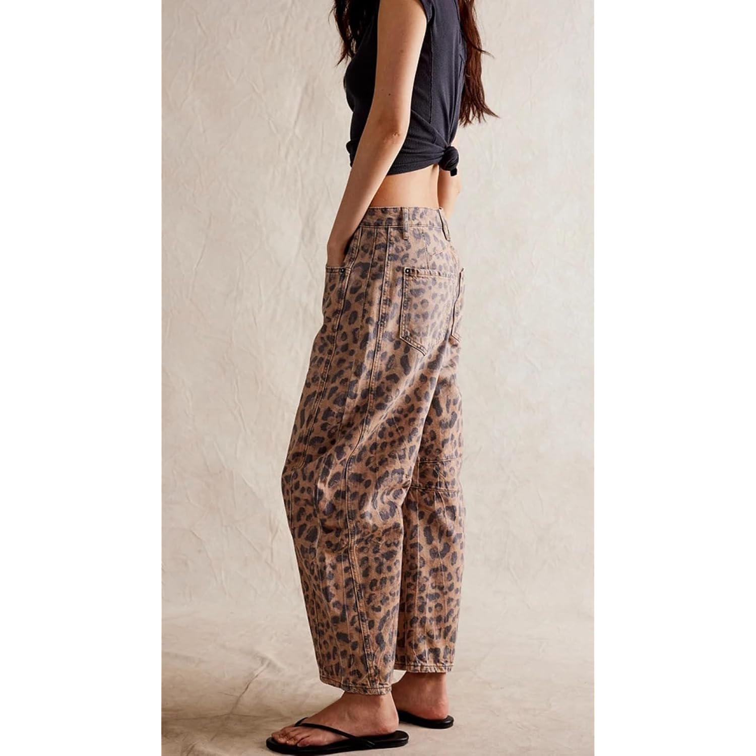 Dam Stretchy mid rise Barrel jeans Vintage Loose - Image 4