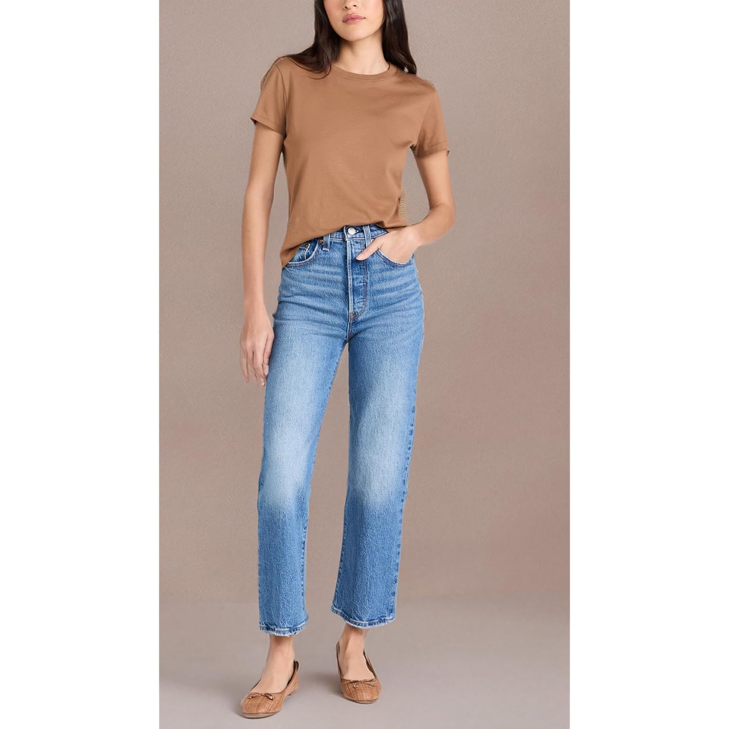 Levi's Dam Premium Ribcage straight ankle jeans - Image 7
