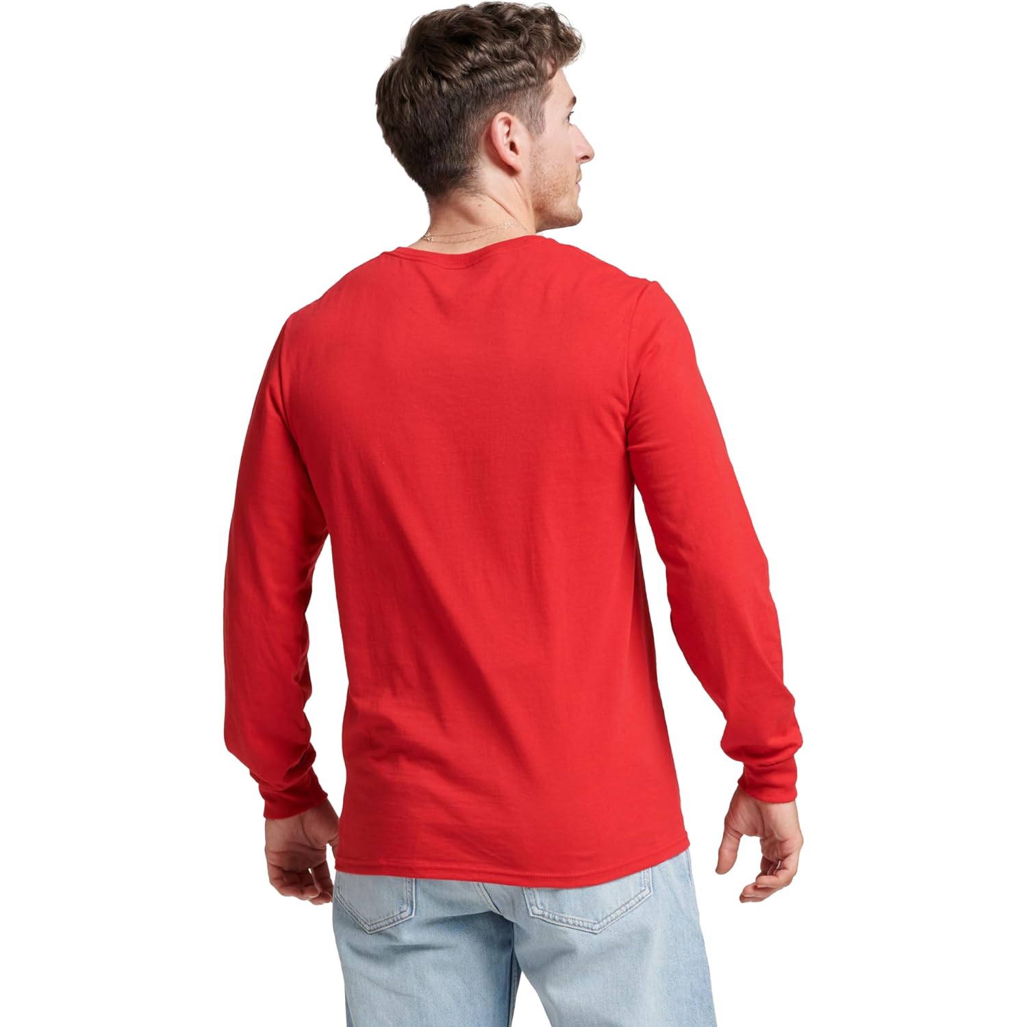 Russell Athletic Herr Dri-Power långärmad t‑shirt, Moisture Wicking, - Image 4