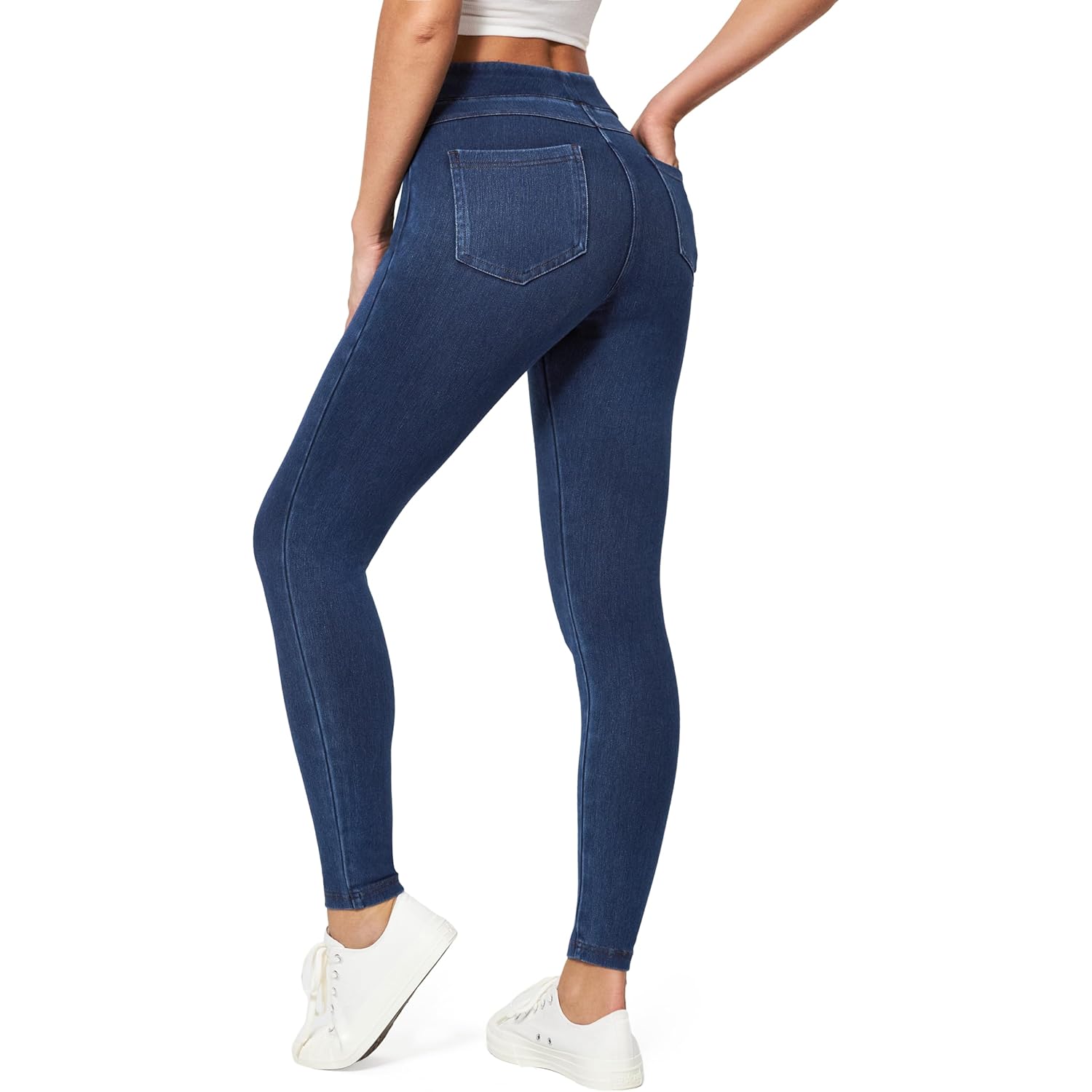IUGA Stretchy jeans for Women hög midja Jeggings