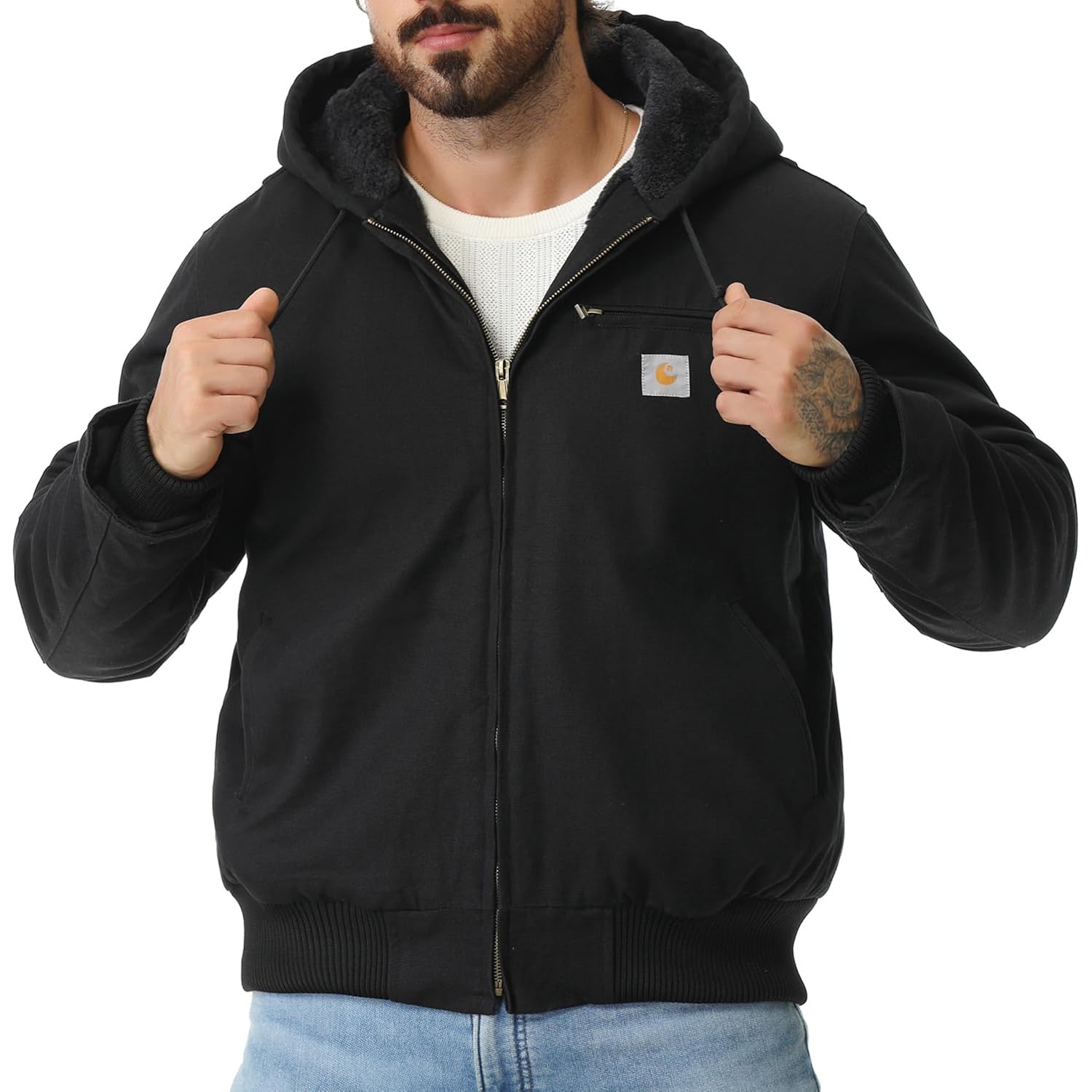 Herr Work rock Washed Duck Fleece Lined Waterproof - Image 5