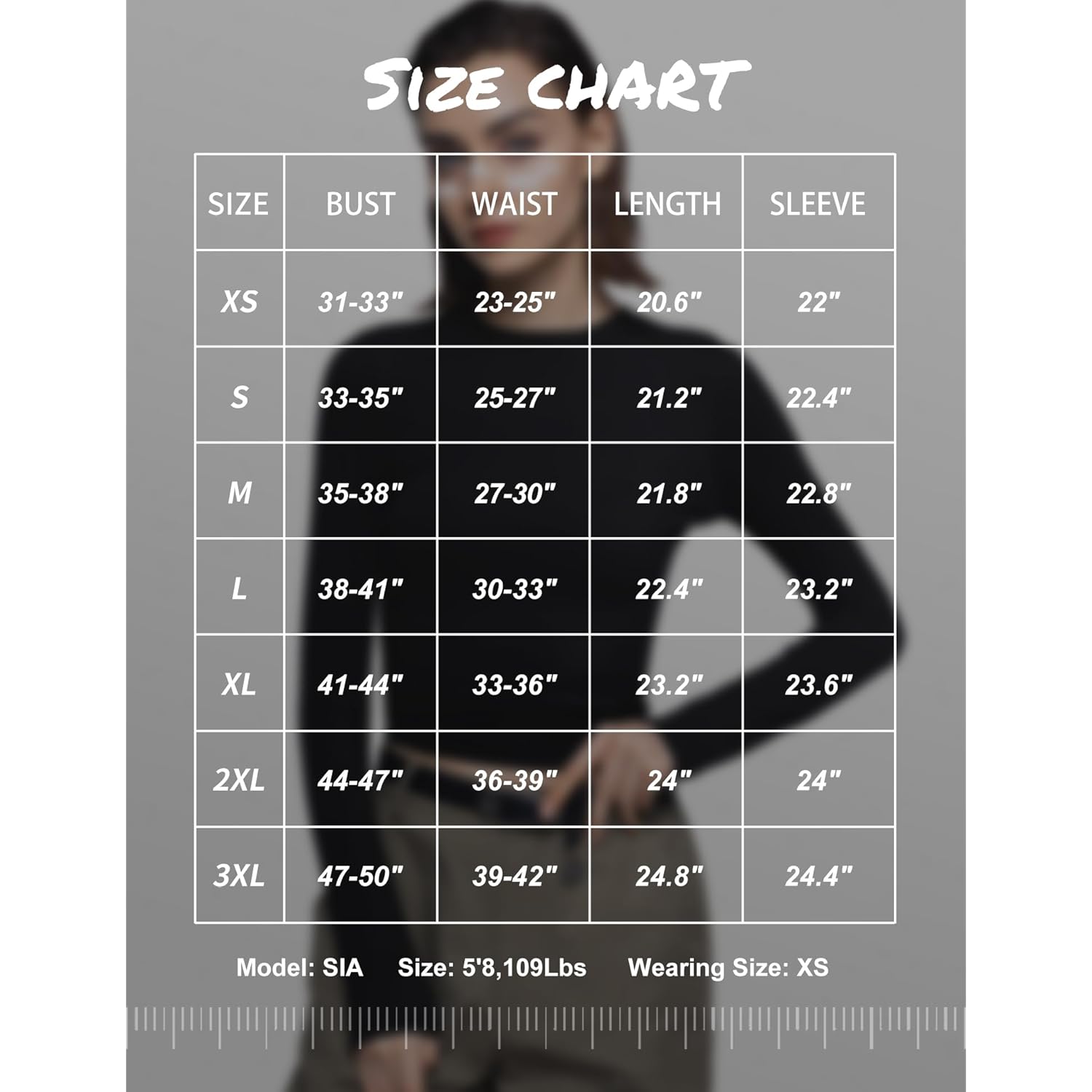 PUMIEY Dam långärmad T skjorta rund hals slim - Image 2