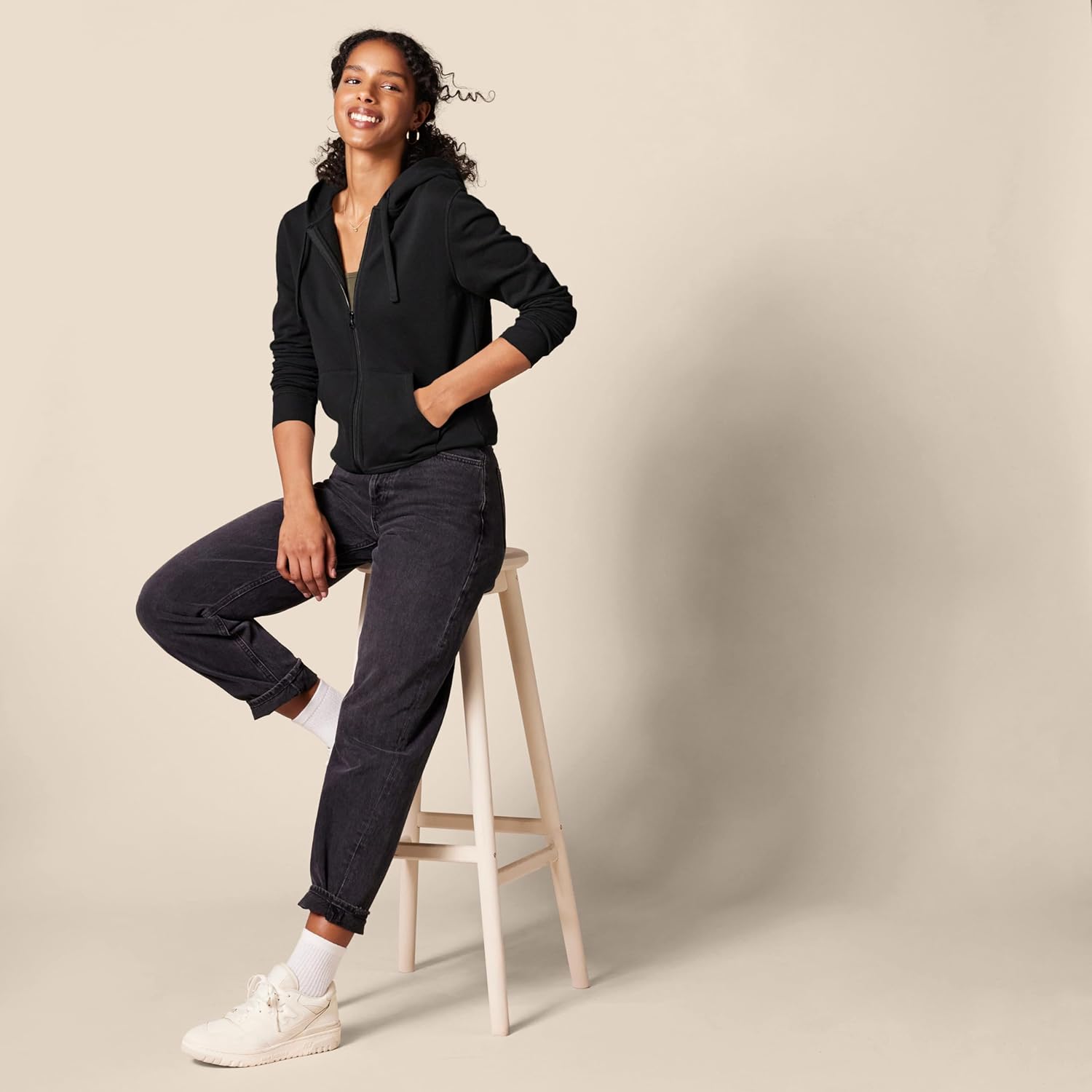 Amazon Essentials Dam fleece Full-dragkedja hoodie (Available in - Image 5