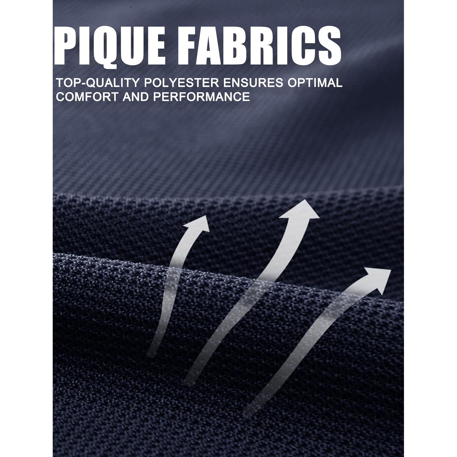 MAGCOMSEN Herr Polo skjorta Quick Dry Performance kortärmad - Image 7