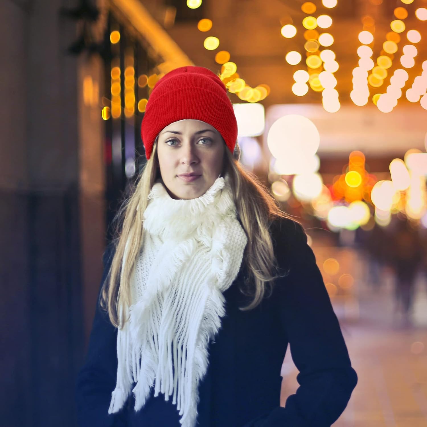 NPJY Unisex beanie for Men and Women Knit - Image 4