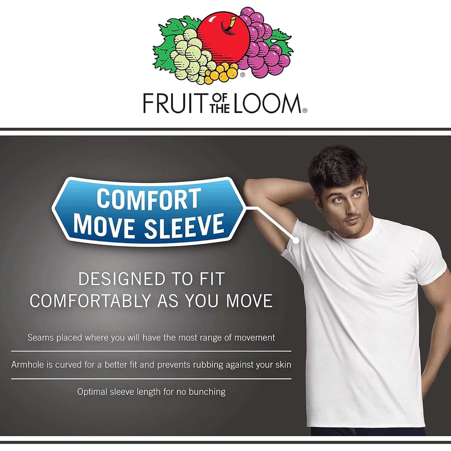 Fruit of the Loom Herr Pocket t‑shirt Undershirts, - Image 6