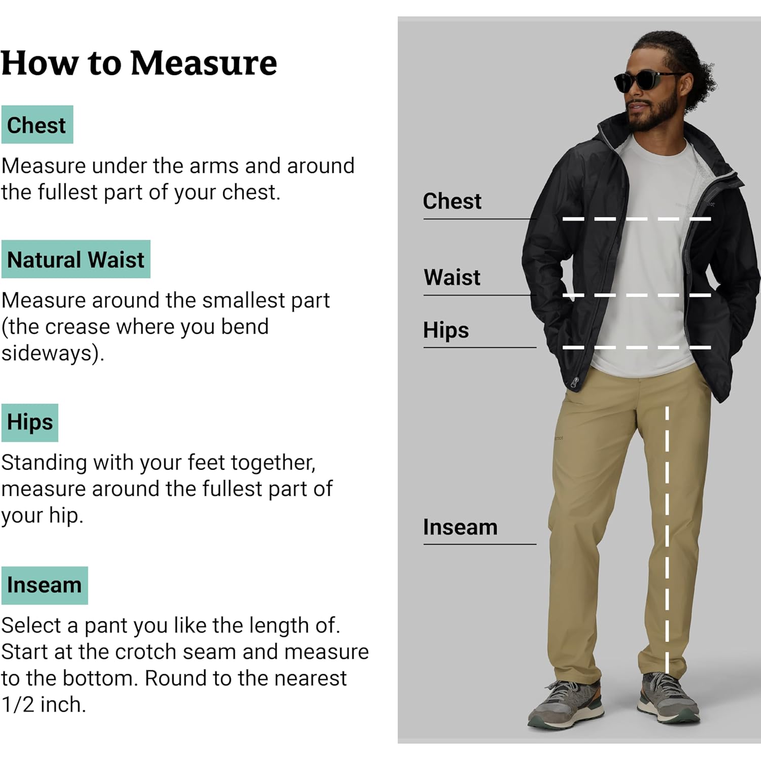 MARMOT Herr Precip Eco Waterproof Rain jacka - - Image 7