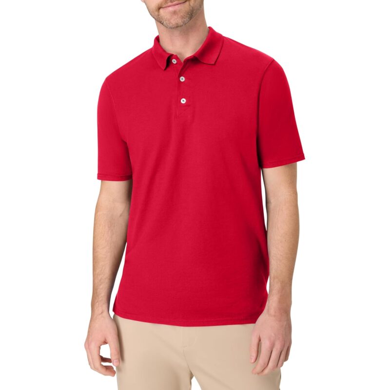 Hanes Herr kortärmad X-Temp Performance Polo