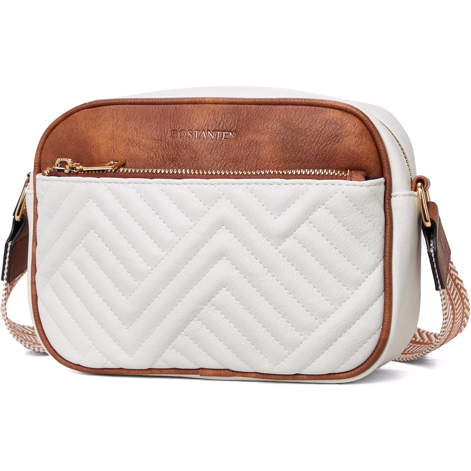 BOSTANTEN quiltad crossbody Bags for Women Vegan läder - Image 7