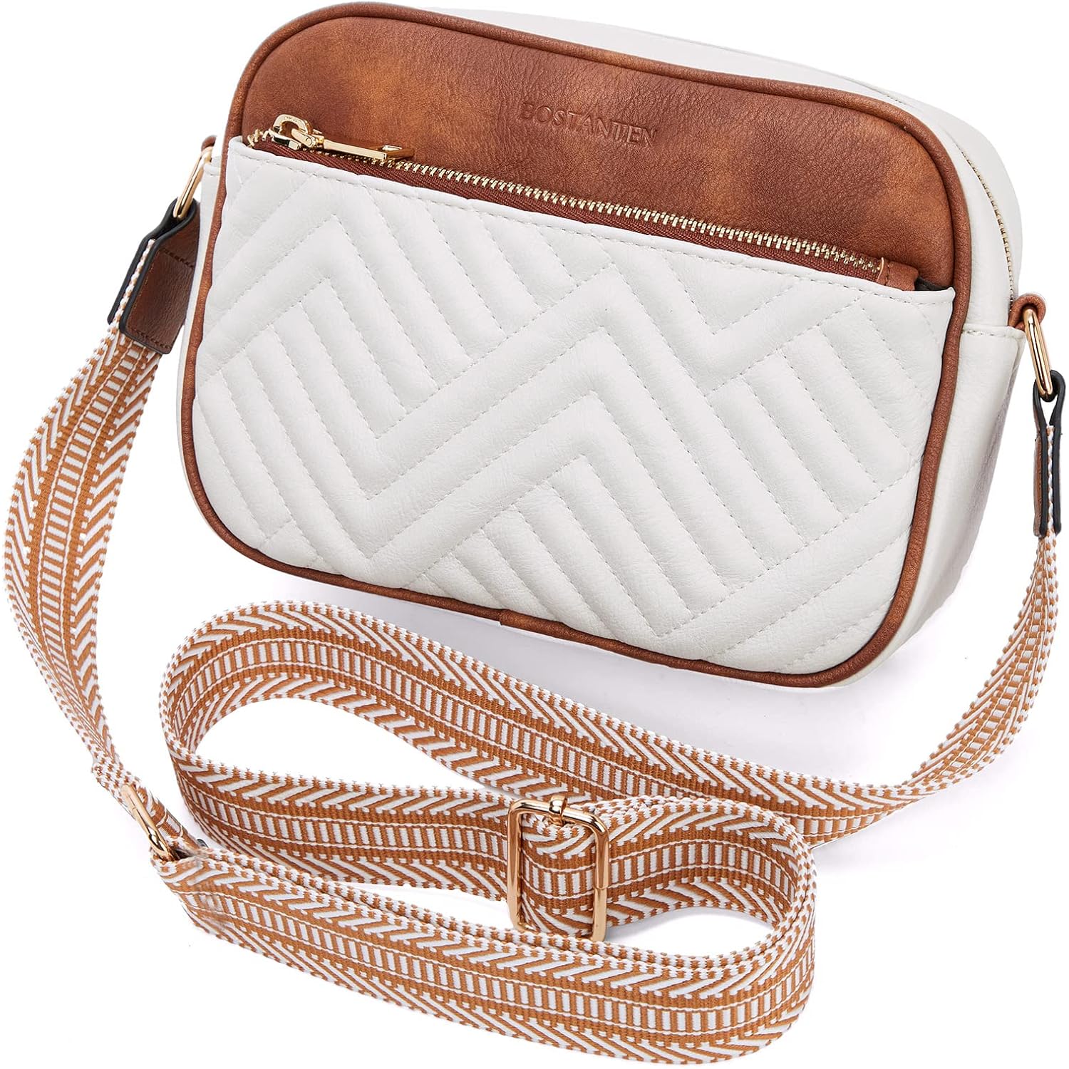 BOSTANTEN quiltad crossbody Bags for Women Vegan läder - Image 8
